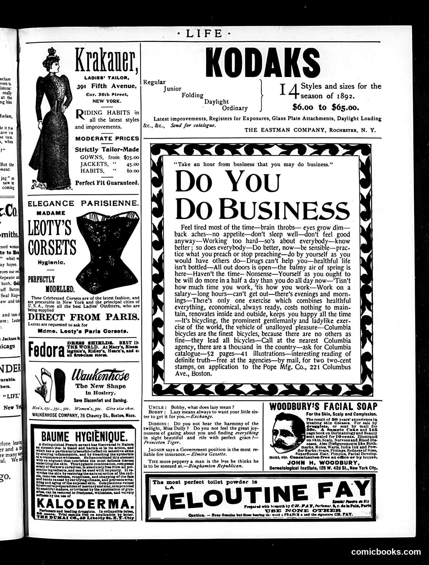 Life — May 26, 1892 — page 15: Life, 1892-05-26