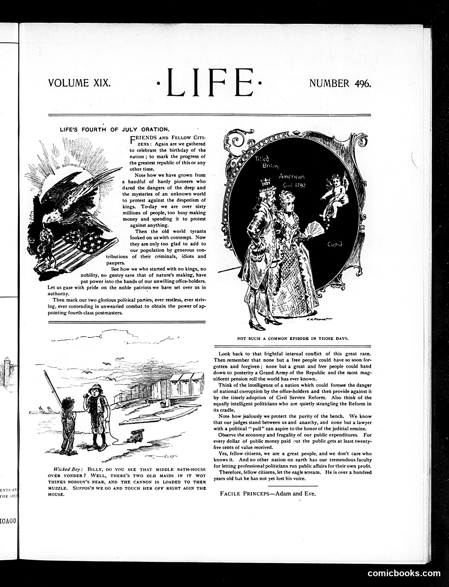 Life — June 30, 1892 — page 3: Life, 1892-06-30