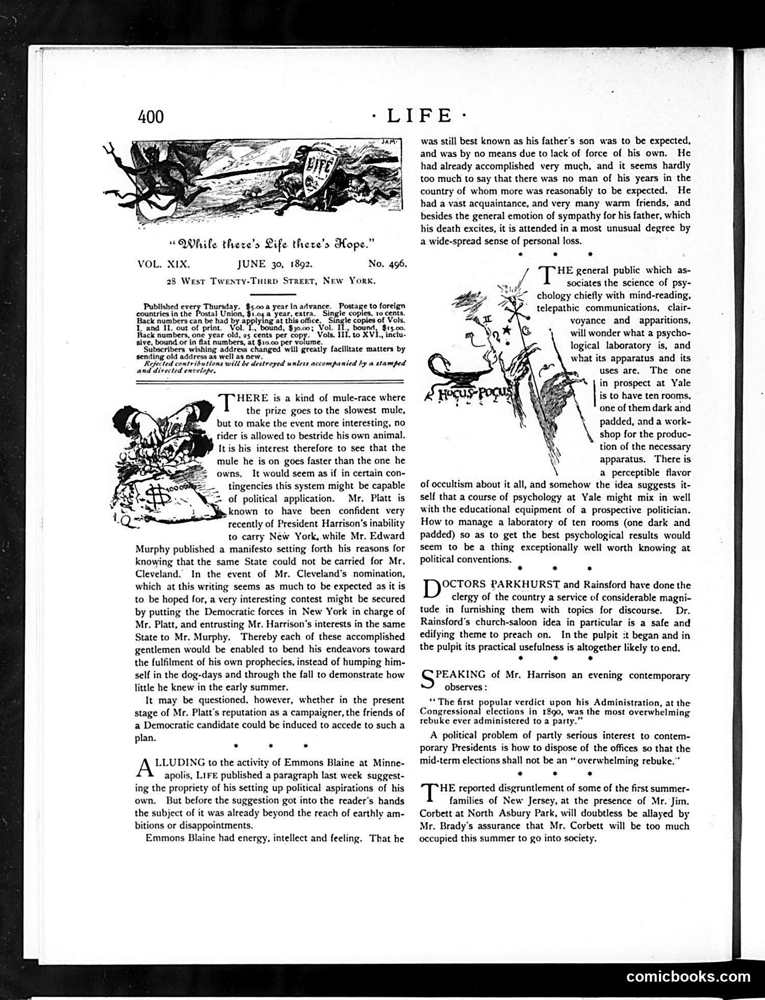 Life — June 30, 1892 — page 4: Life, 1892-06-30
