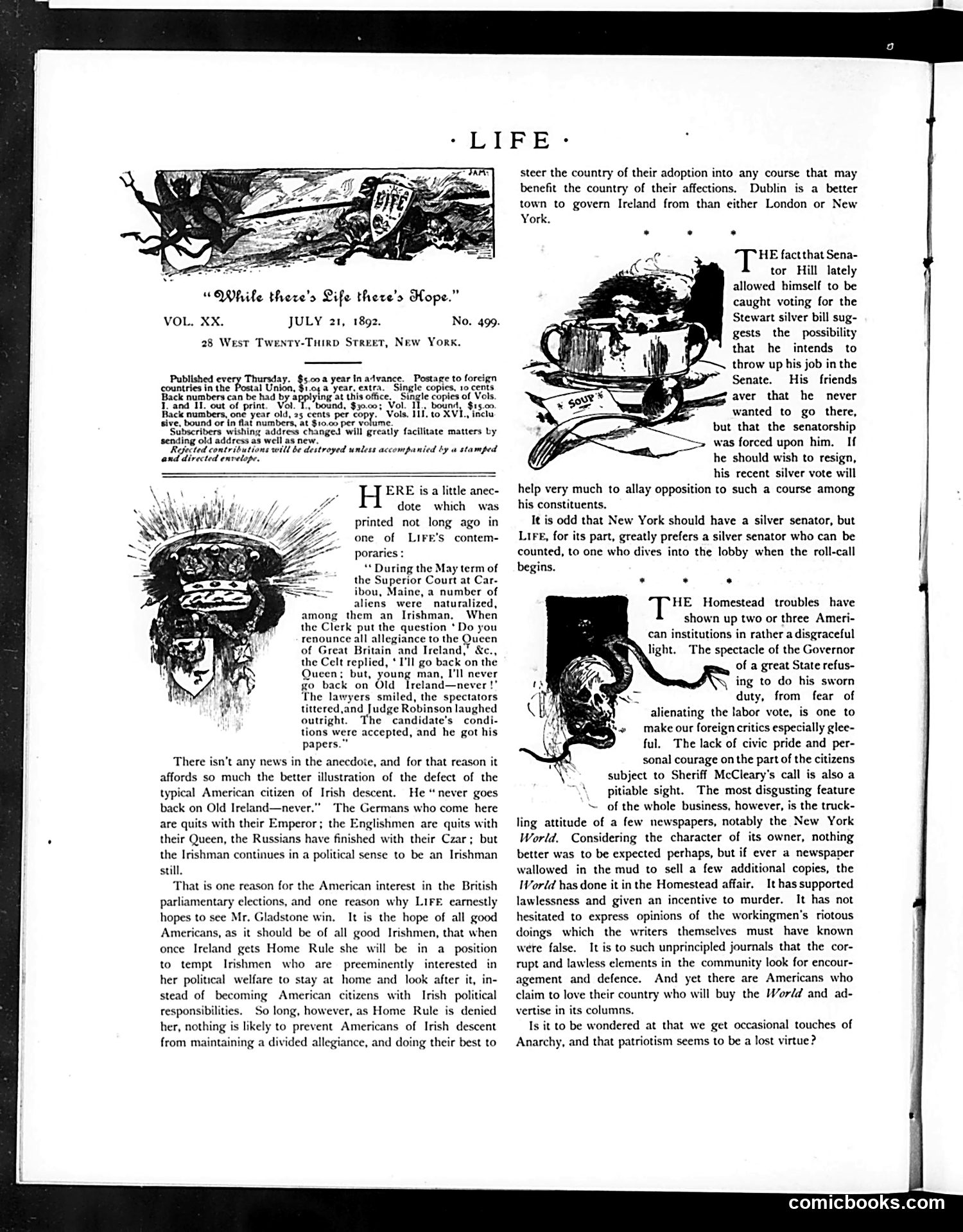 Life — July 21, 1892 — page 4: Life, 1892-07-21