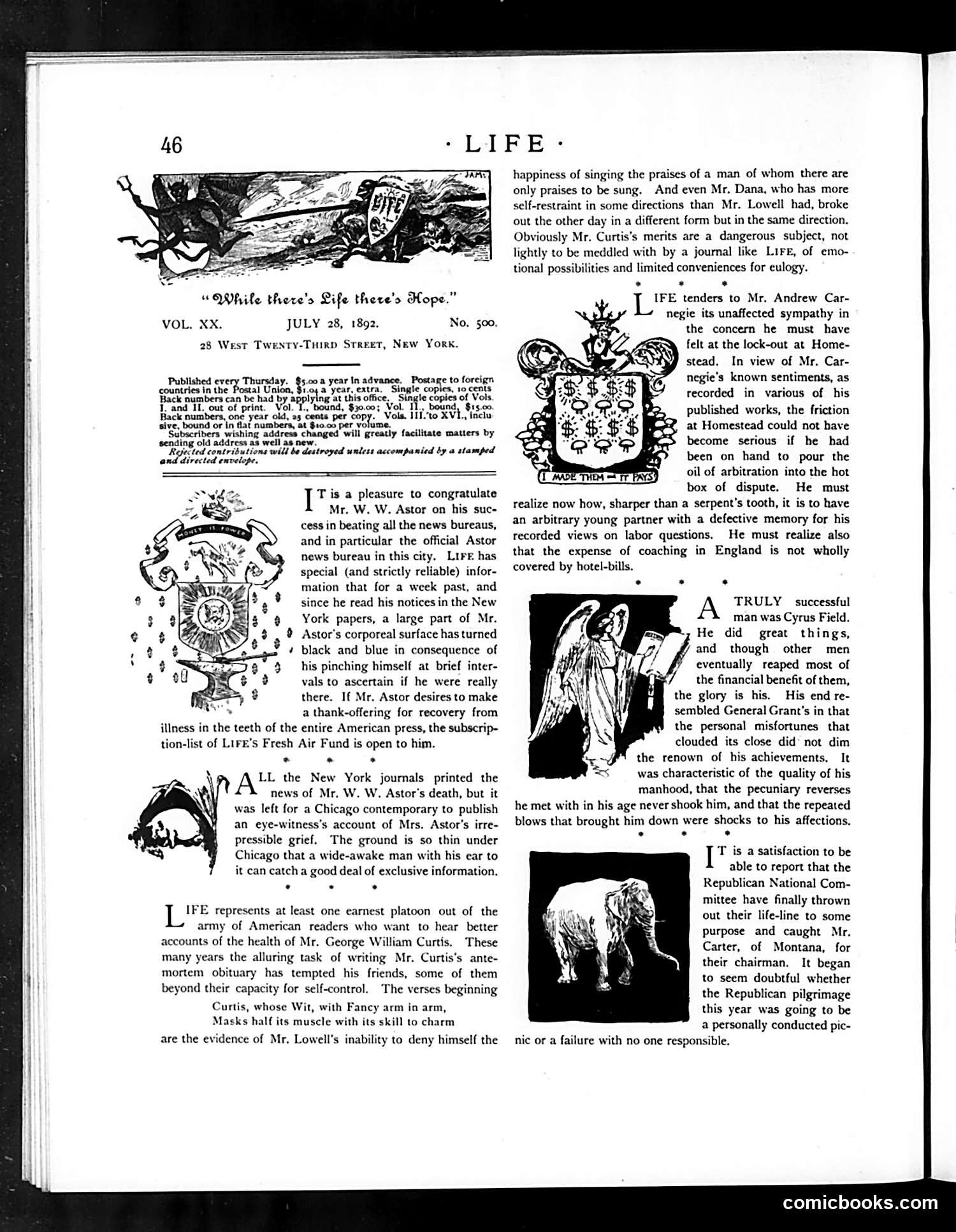 Life — July 28, 1892 — page 4: Life, 1892-07-28