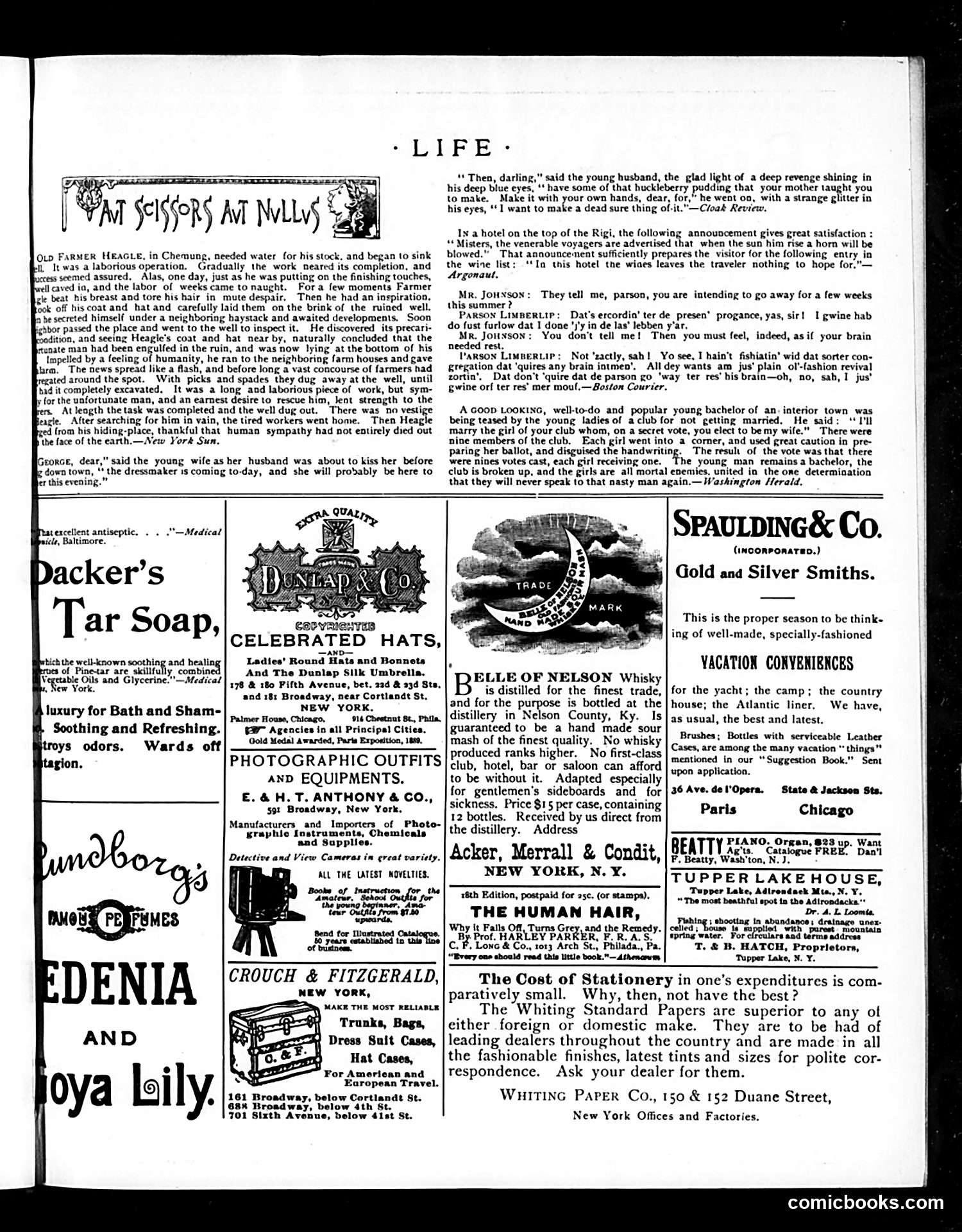 Life — July 28, 1892 — page 13: Life, 1892-07-28
