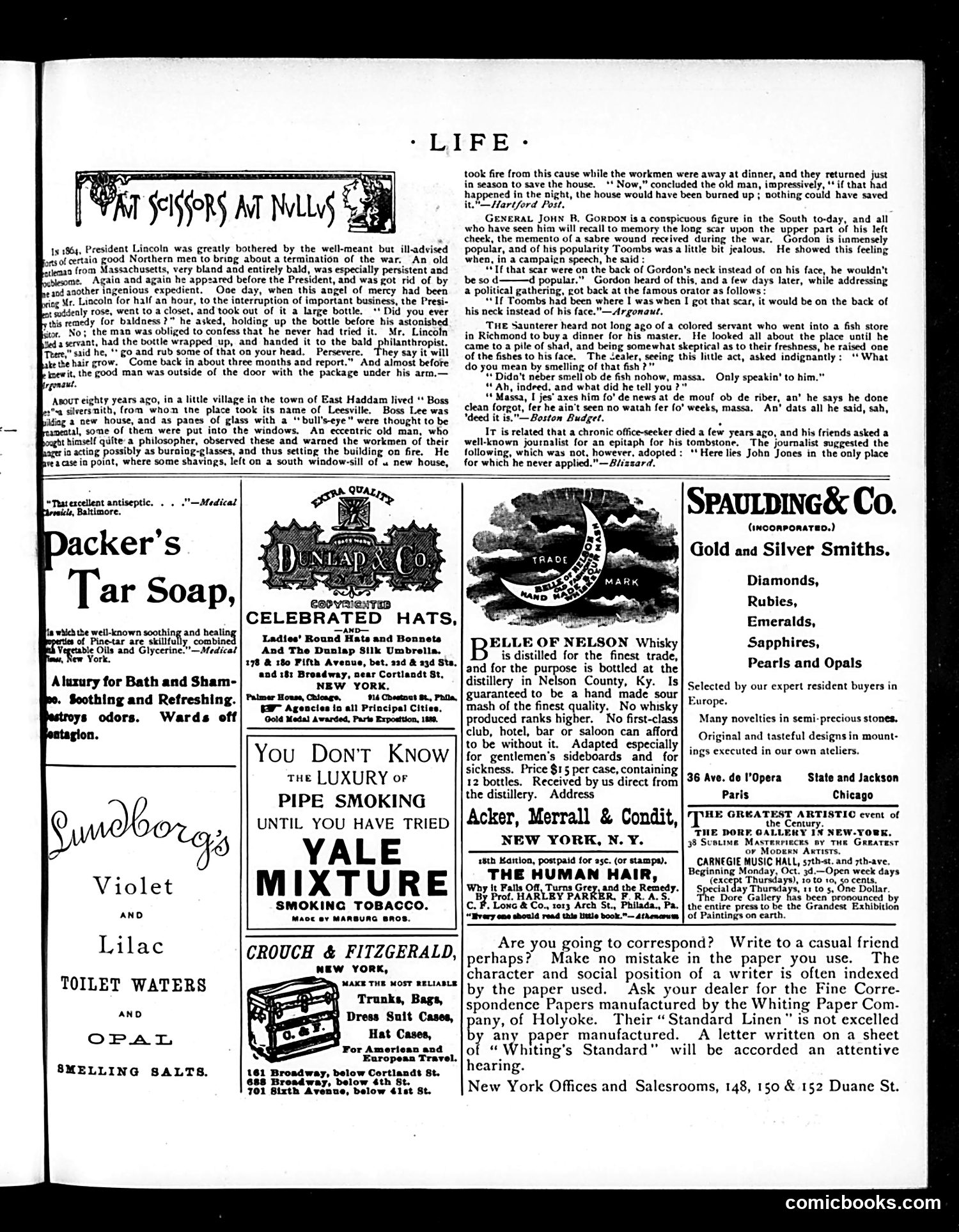 Life — October 6, 1892 — page 13: Life, 1892-10-06