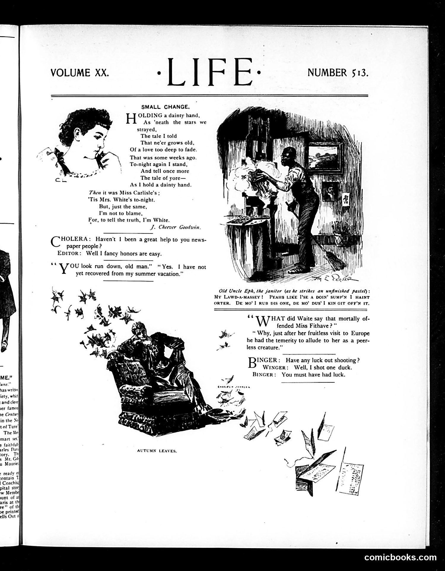 Life — October 27, 1892 — page 3: Life, 1892-10-27