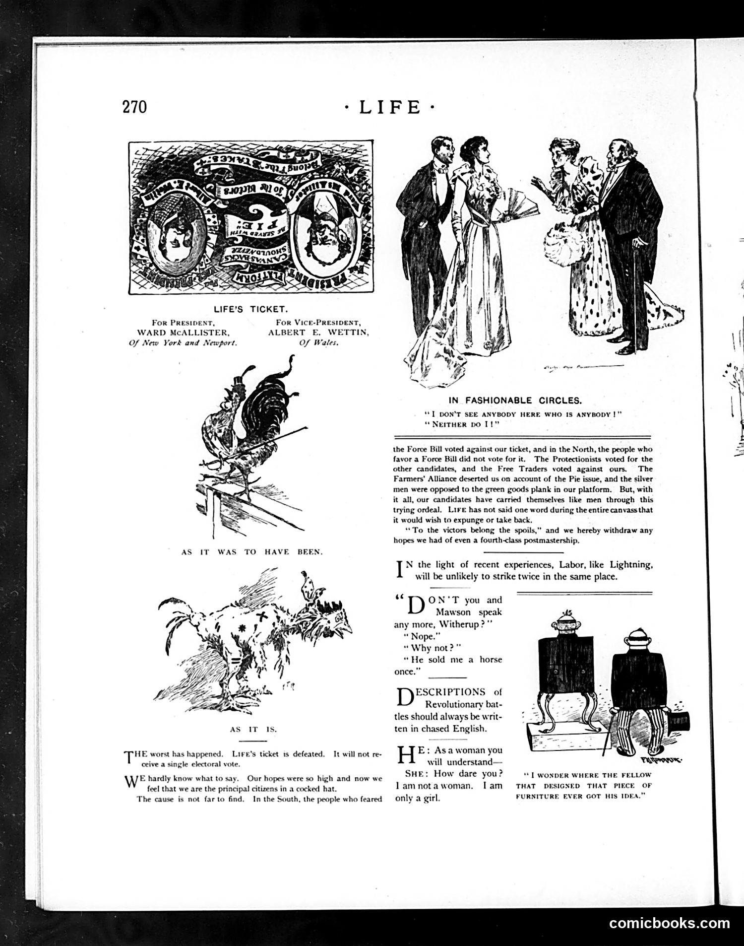 Life — November 10, 1892 — page 12: Life, 1892-11-10