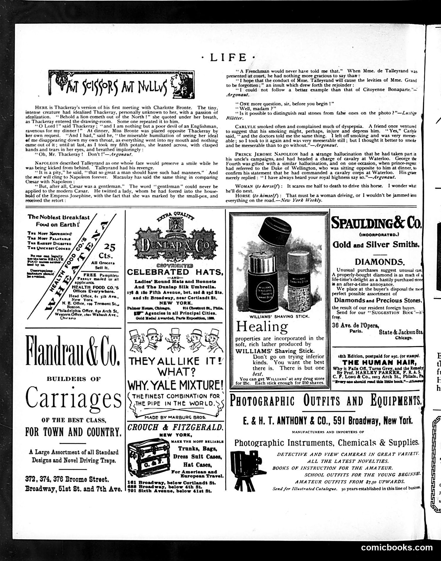 Life — November 10, 1892 — page 14: Life, 1892-11-10
