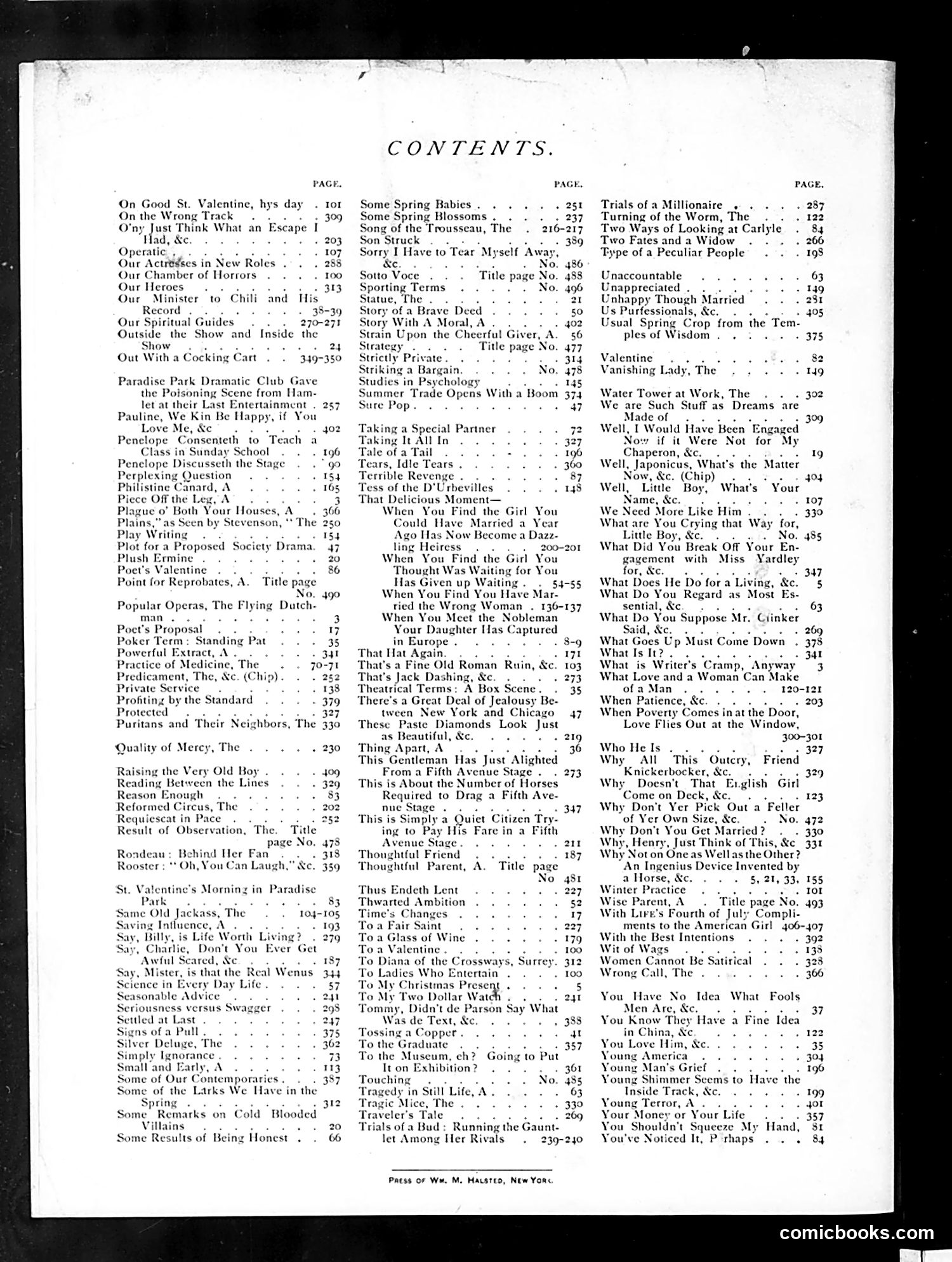 Life — 1892 — page 2: Life, 1892