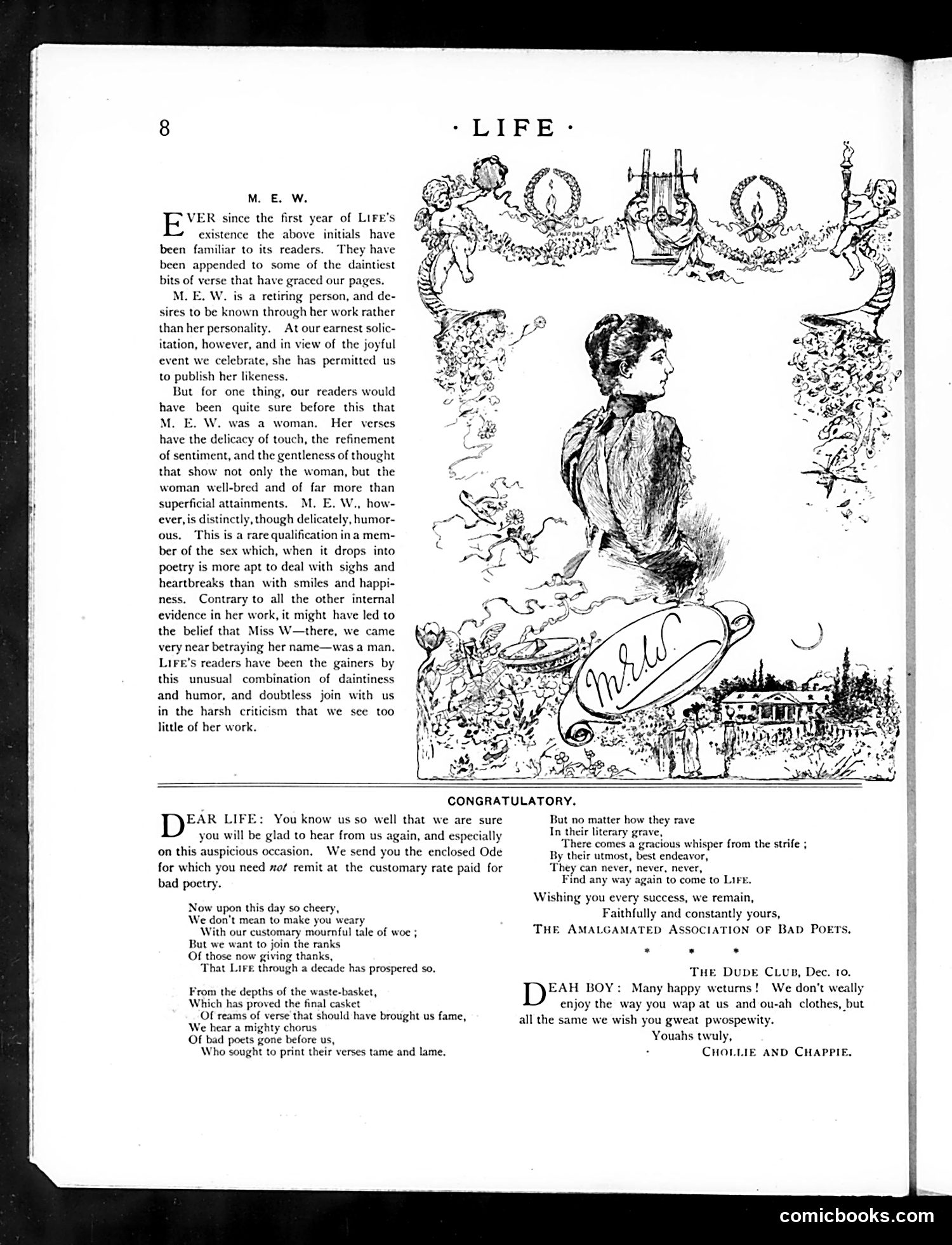 Life — January 5, 1893 — page 10: Life, 1893-01-05