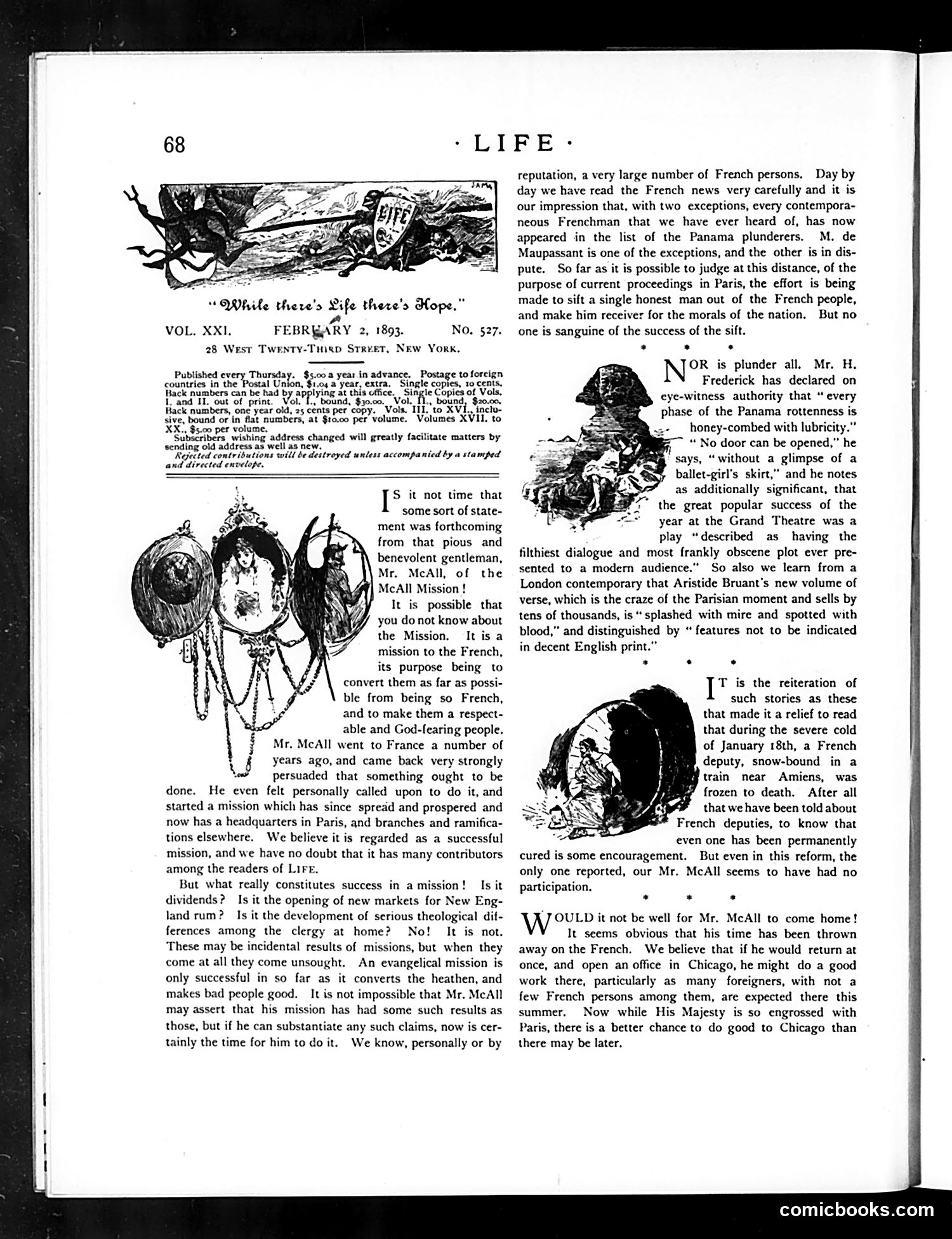 Life — February 2, 1893 — page 4: Life, 1893-02-02