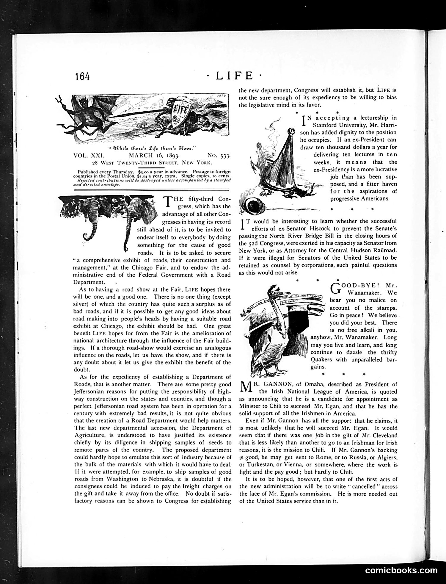 Life — March 16, 1893 — page 4: Life, 1893-03-16