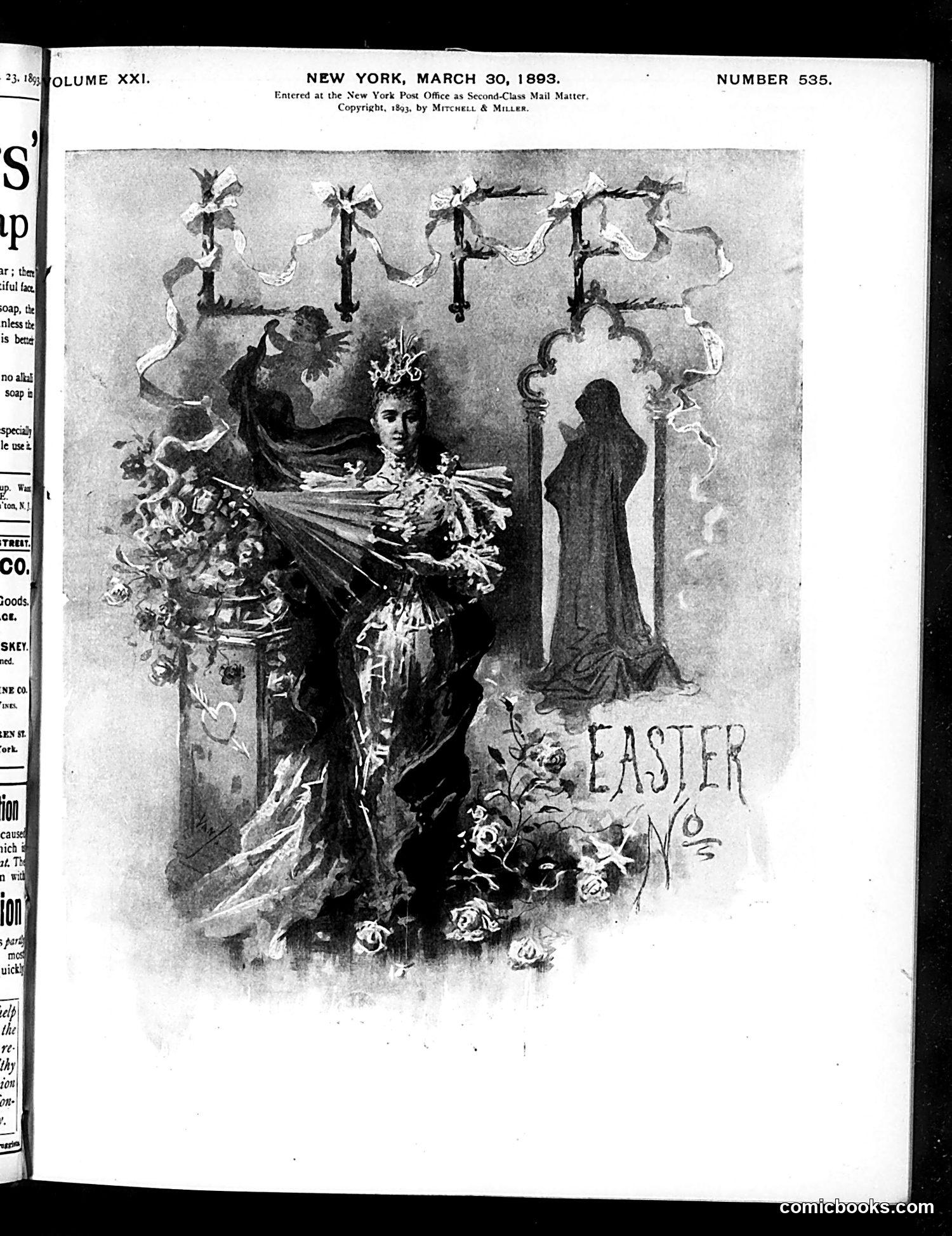 Life — March 30, 1893 — page 1: Life, 1893-03-30