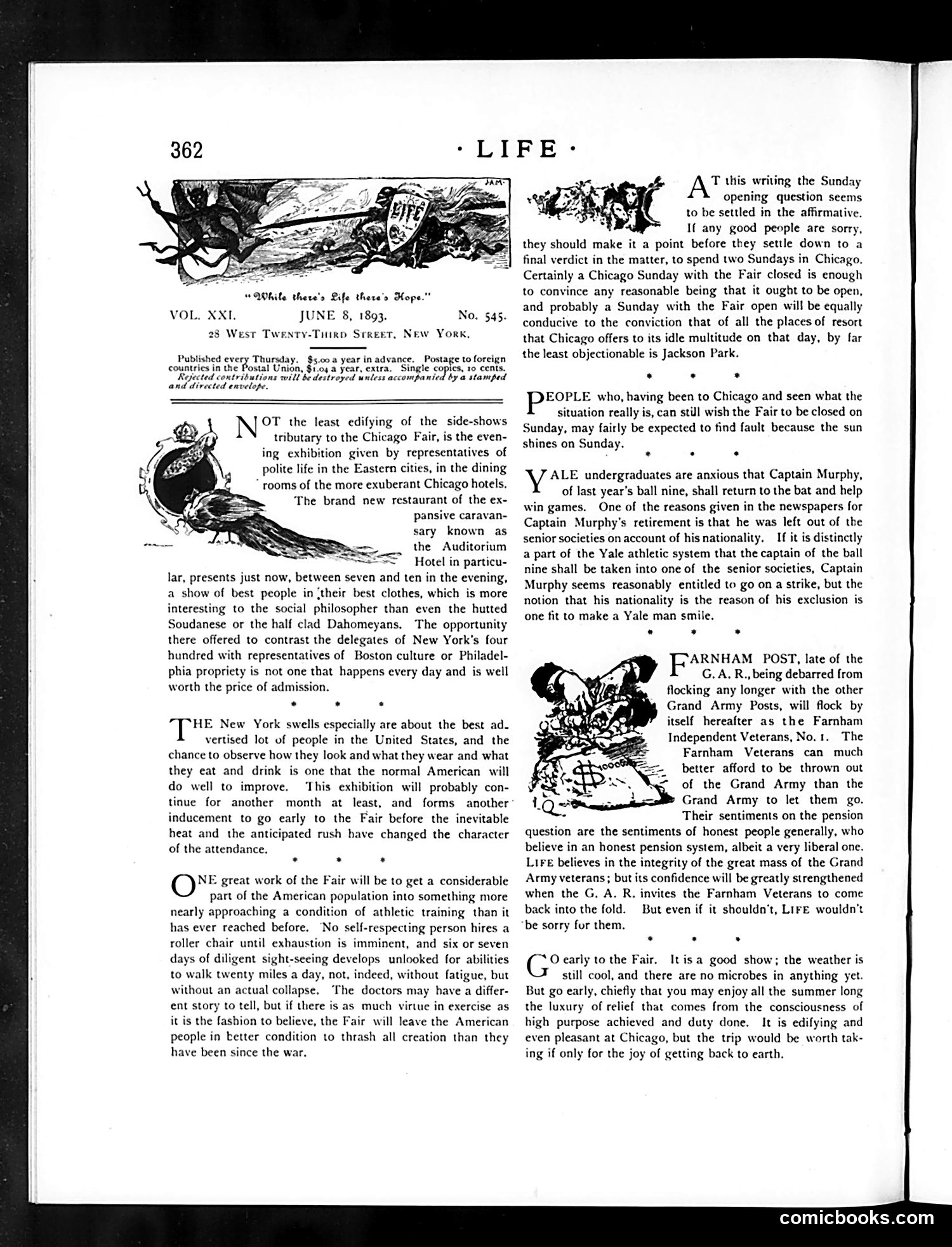 Life — June 8, 1893 — page 4: Life, 1893-06-08