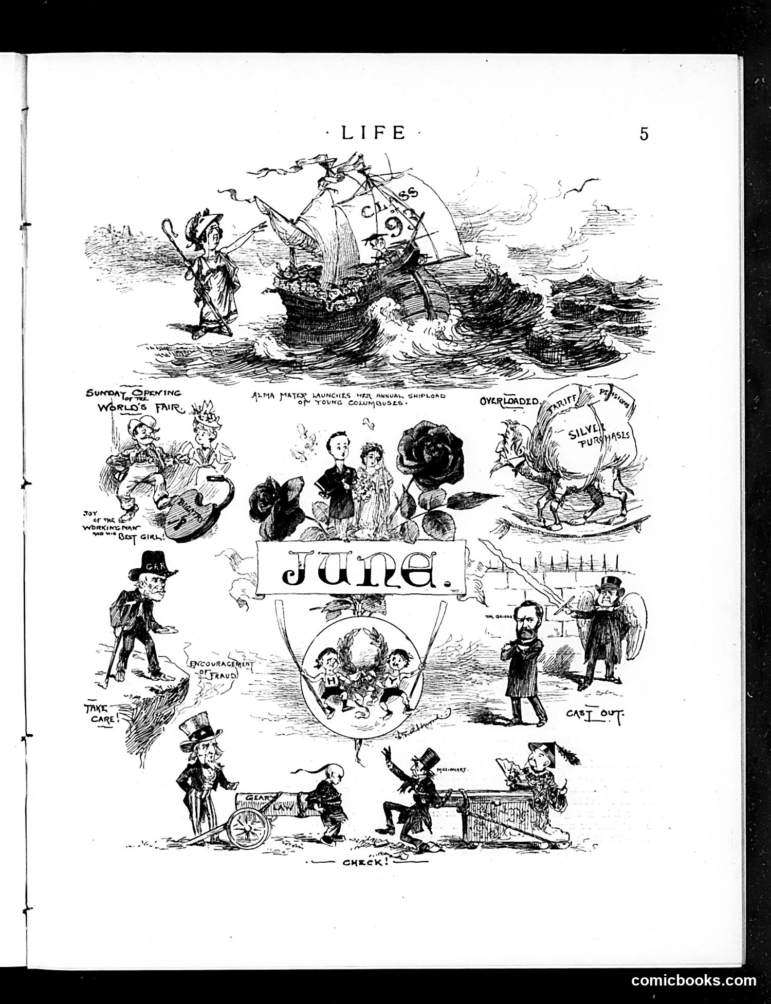Life — July 6, 1893 — page 5: Life, 1893-07-06