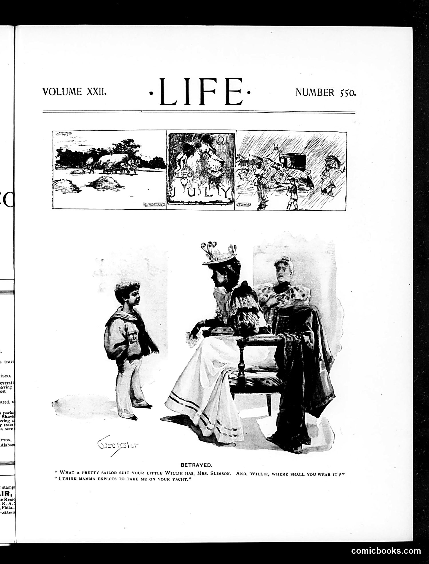 Life — July 13, 1893 — page 3: Life, 1893-07-13