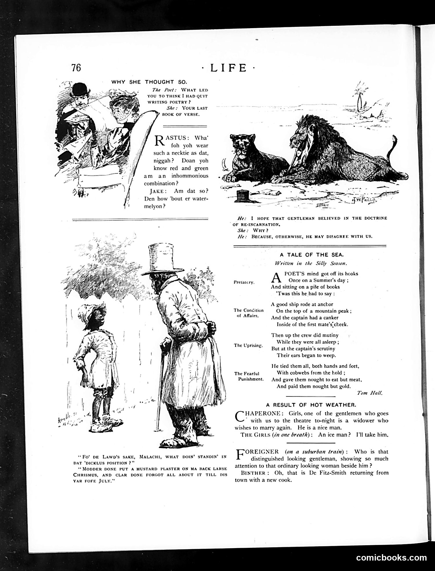 Life — August 3, 1893 — page 12: Life, 1893-08-03