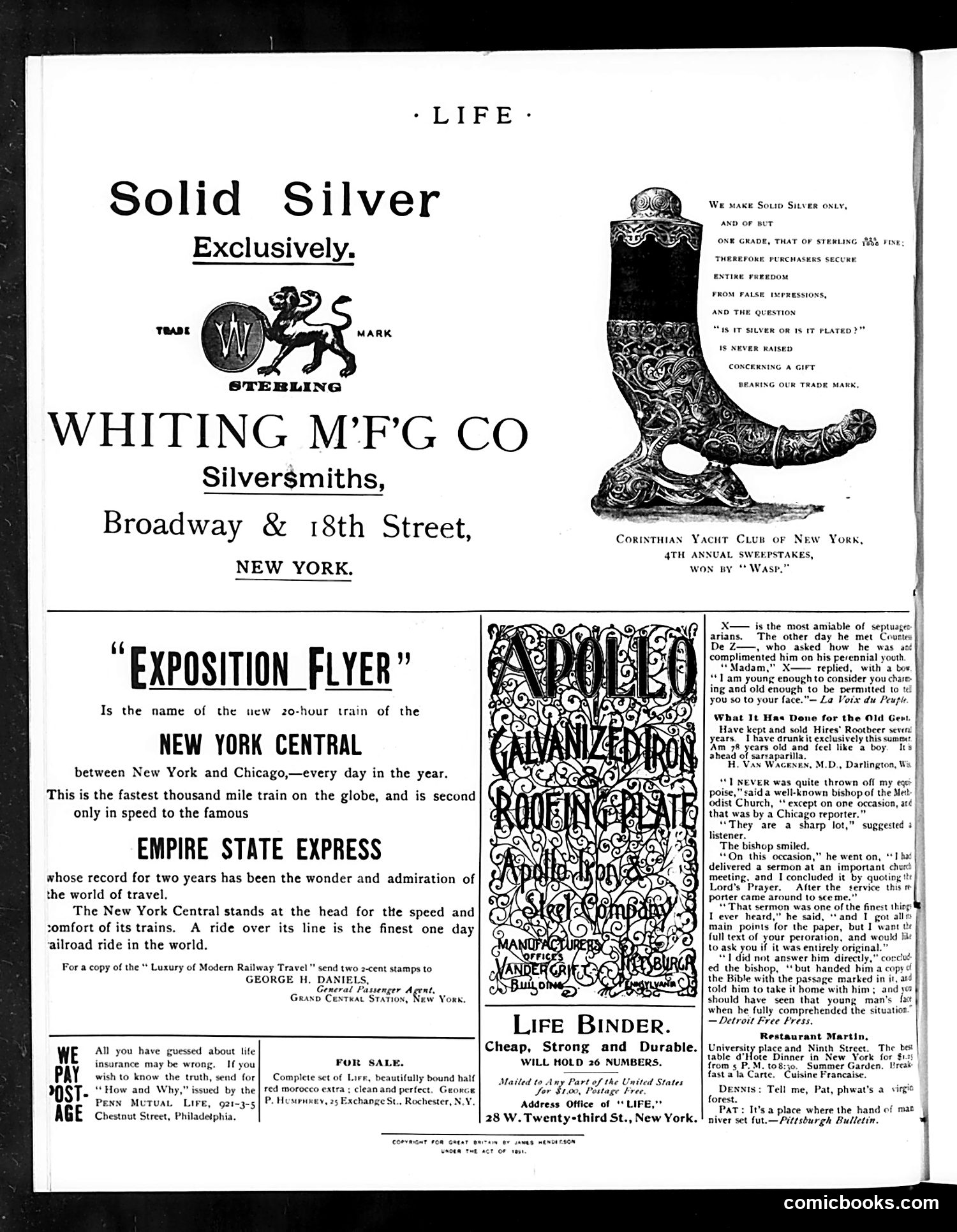 Life — August 10, 1893 — page 2: Life, 1893-08-10