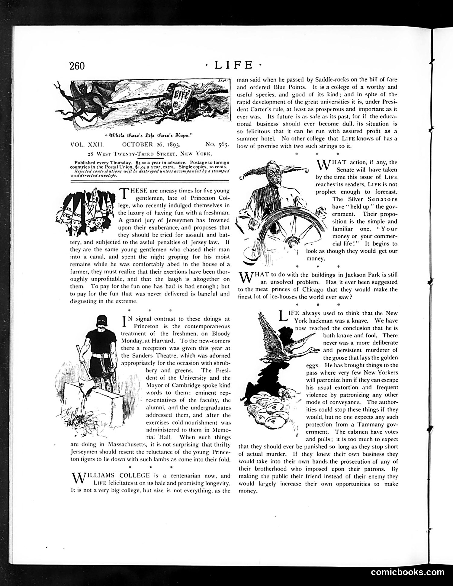 Life — October 26, 1893 — page 4: Life, 1893-10-26