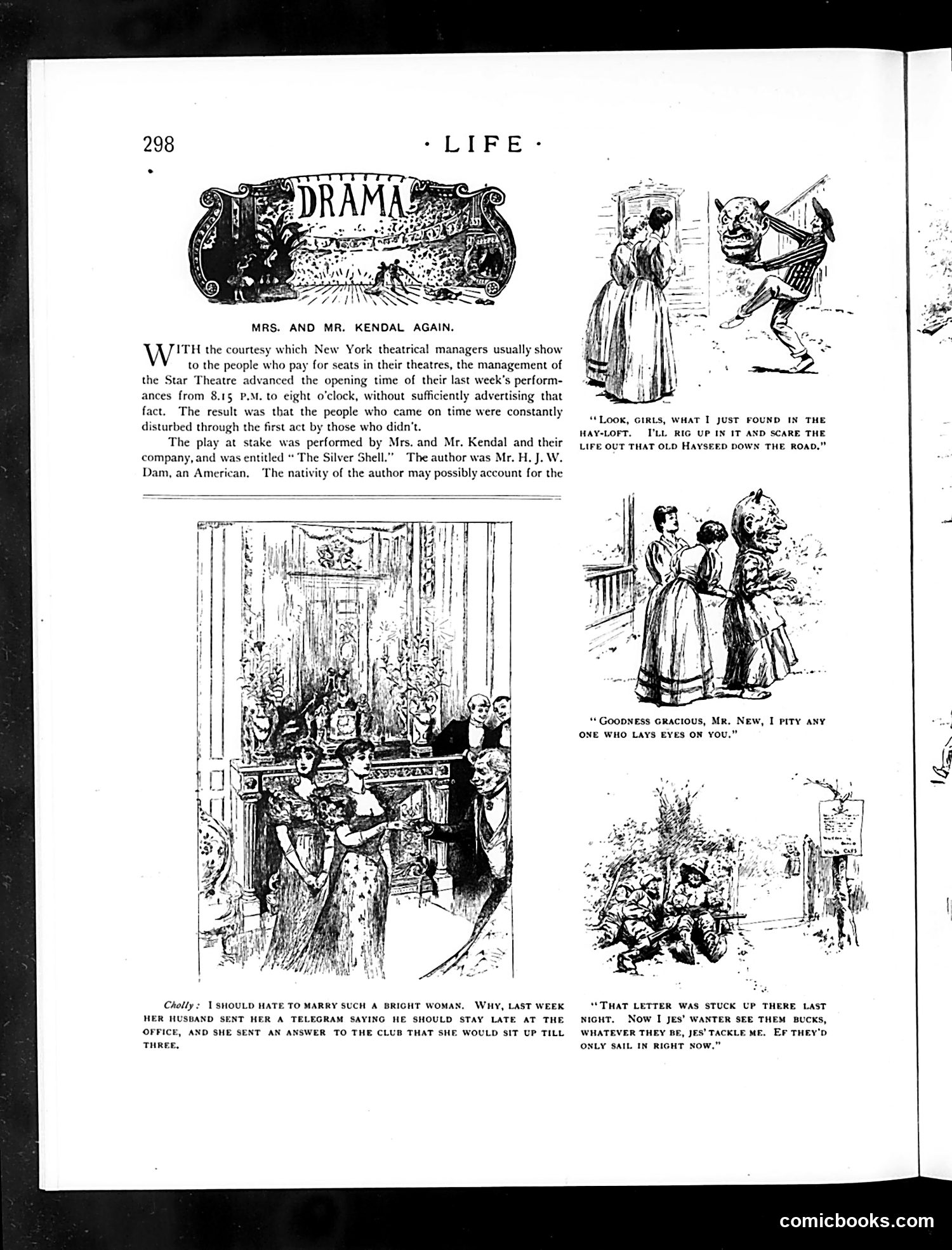 Life — November 9, 1893 — page 10: Life, 1893-11-09