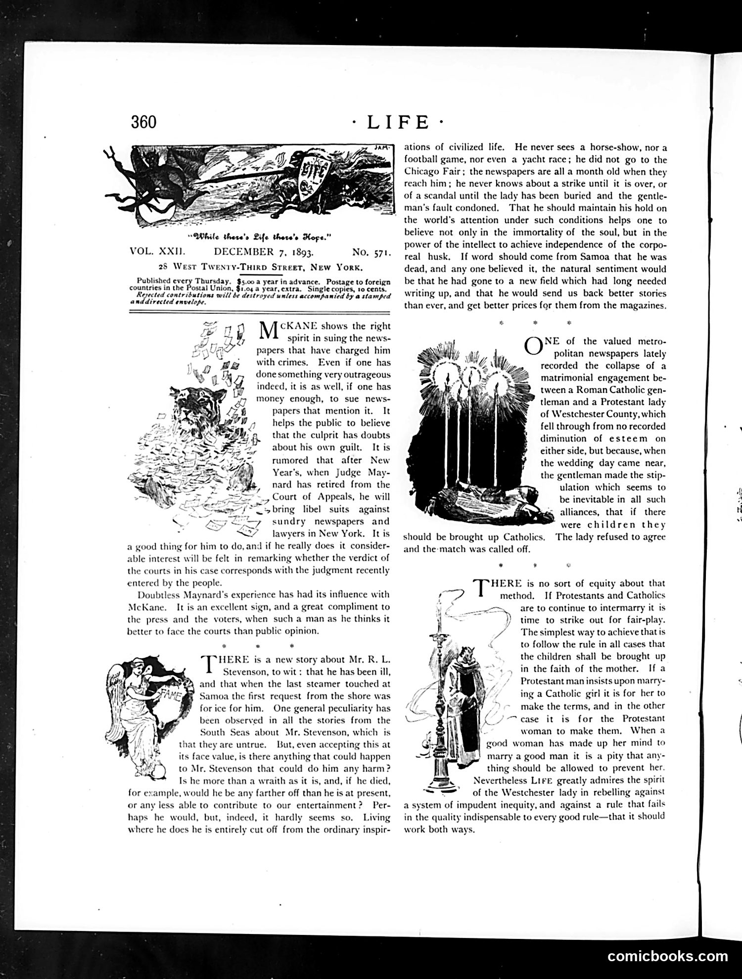 Life — December 7, 1893 — page 4: Life, 1893-12-07