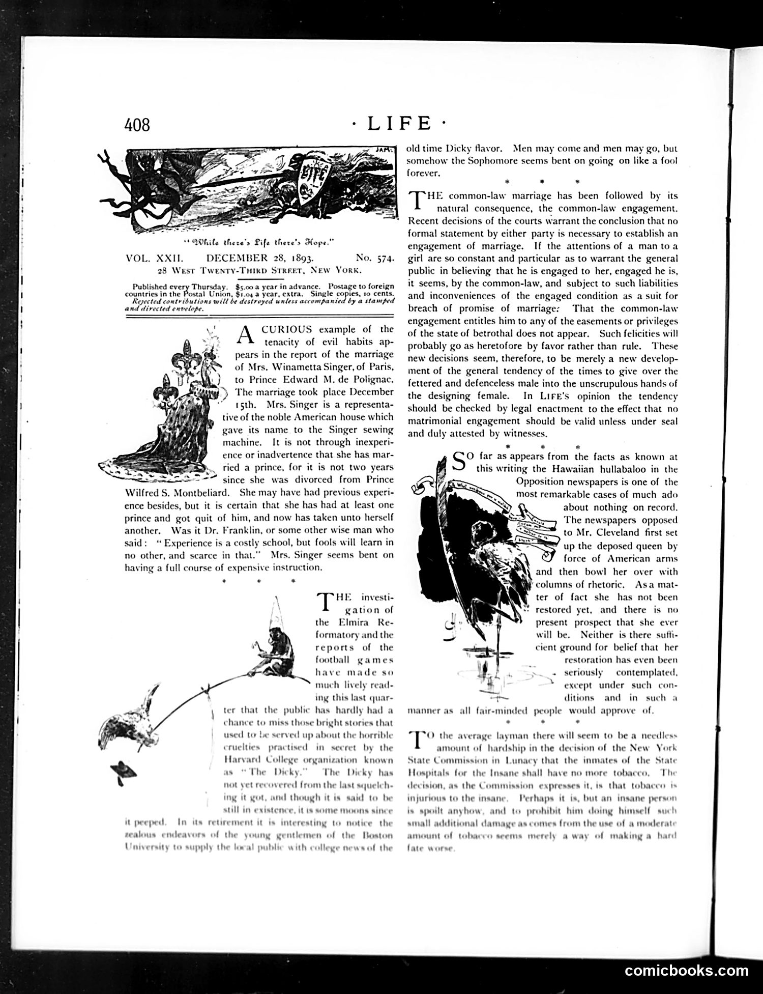 Life — December 28, 1893 — page 4: Life, 1893-12-28