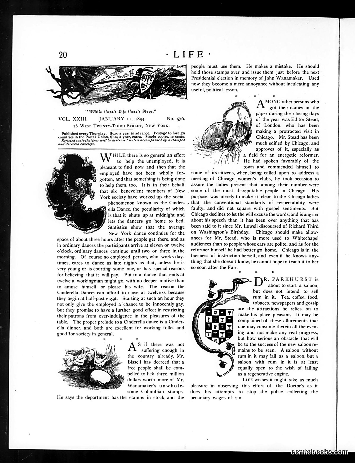 Life — January 11, 1894 — page 4: Life, 1894-01-11