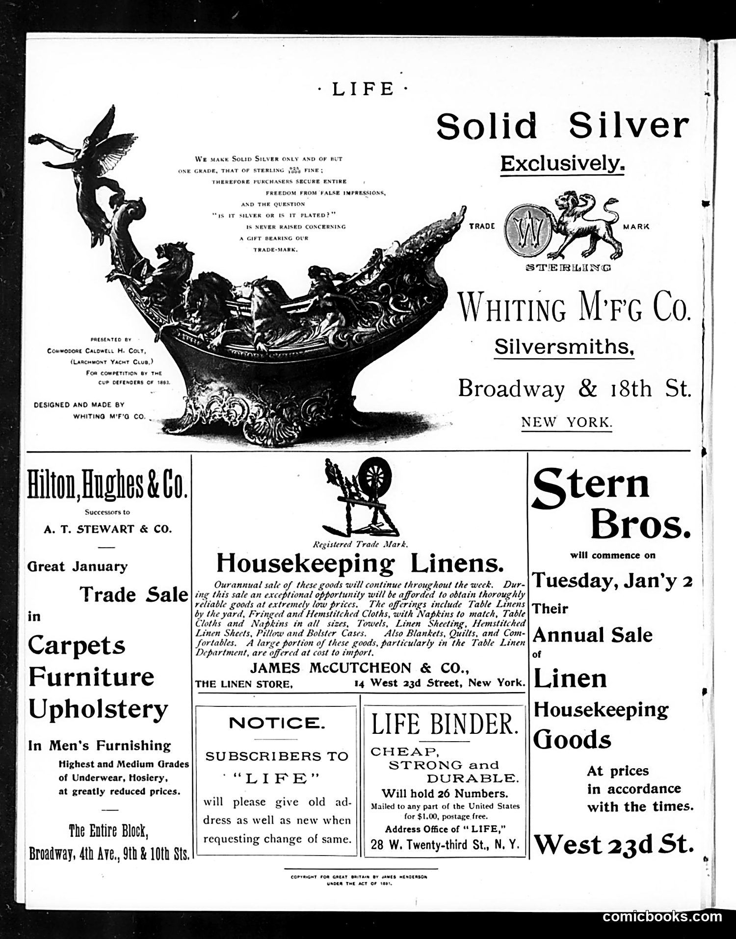 Life — January 18, 1894 — page 2: Life, 1894-01-18