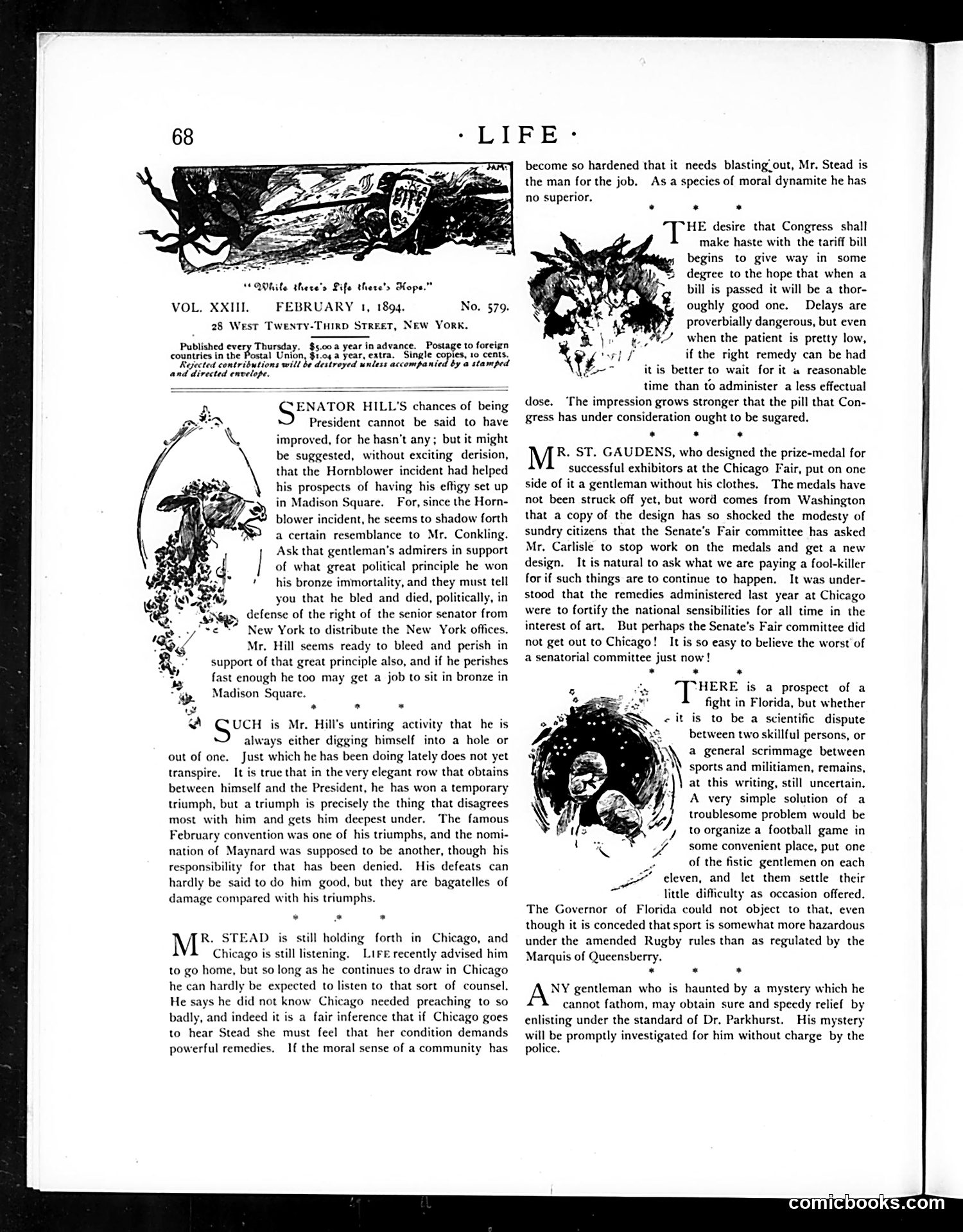 Life — February 1, 1894 — page 4: Life, 1894-02-01