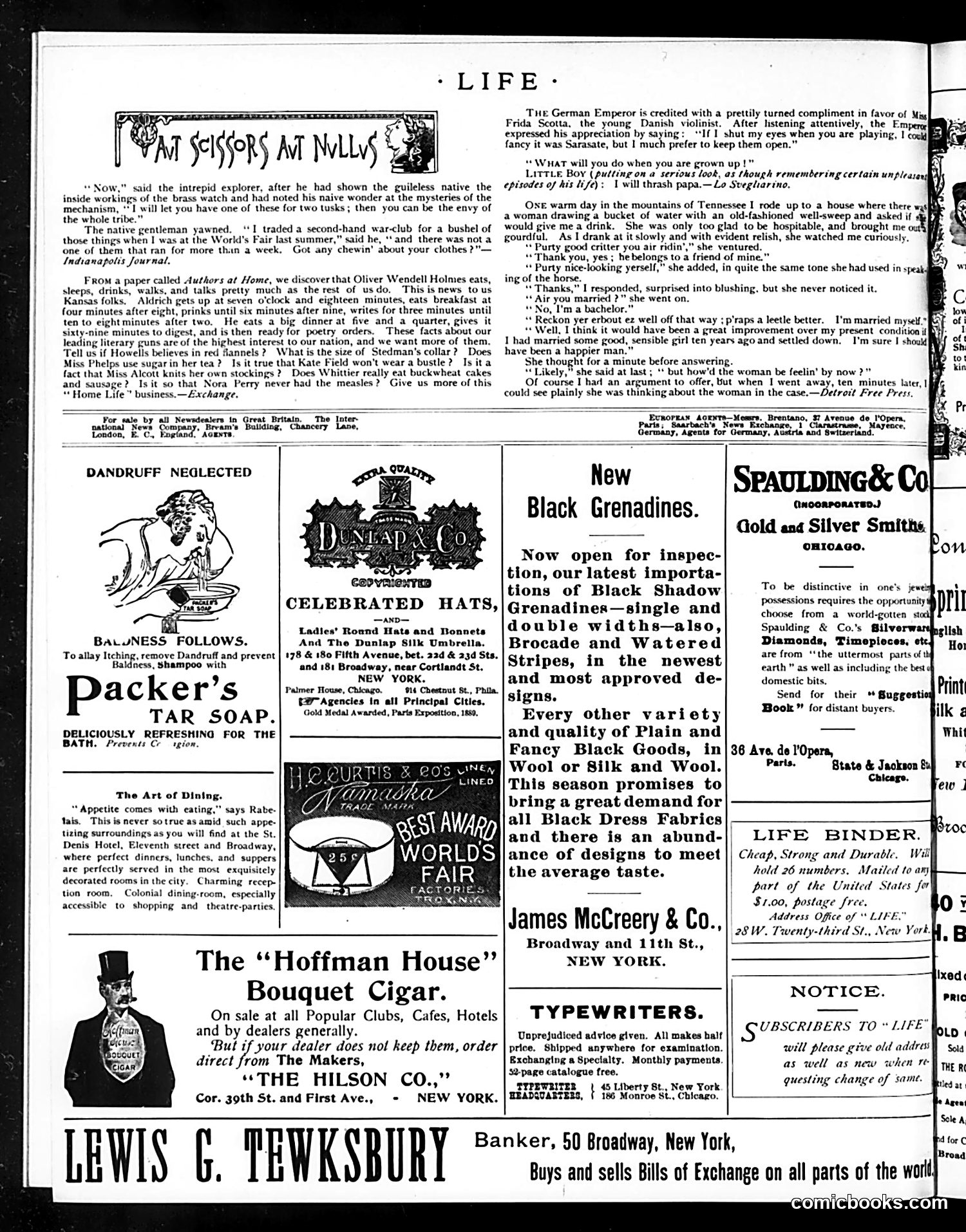 Life — February 8, 1894 — page 14: Life, 1894-02-08