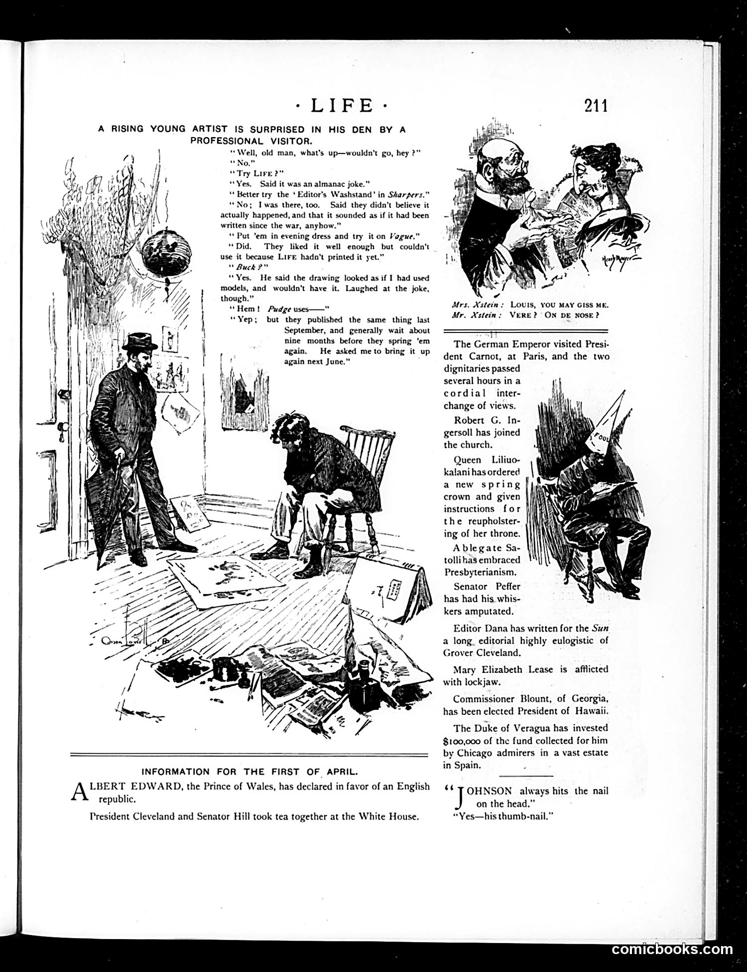Life — March 29, 1894 — page 11: Life, 1894-03-29