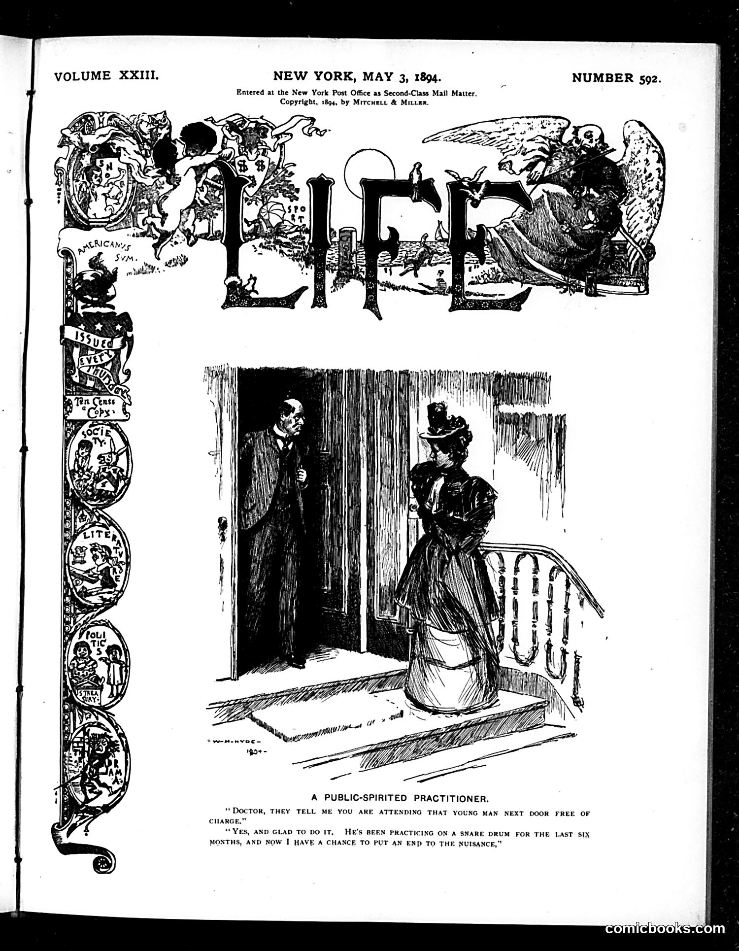 Life — May 3, 1894 — page 1: Life, 1894-05-03
