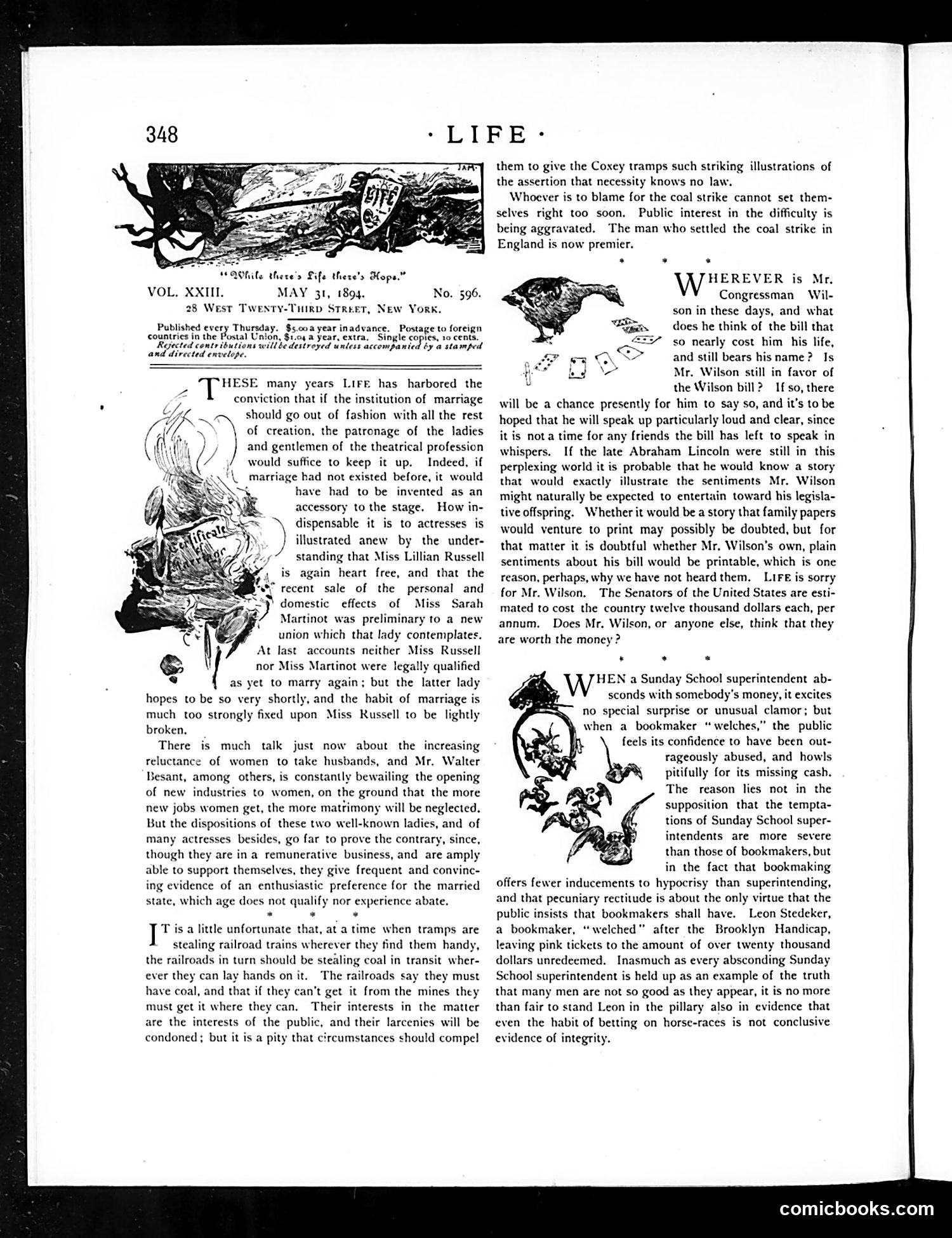 Life — May 31, 1894 — page 4: Life, 1894-05-31