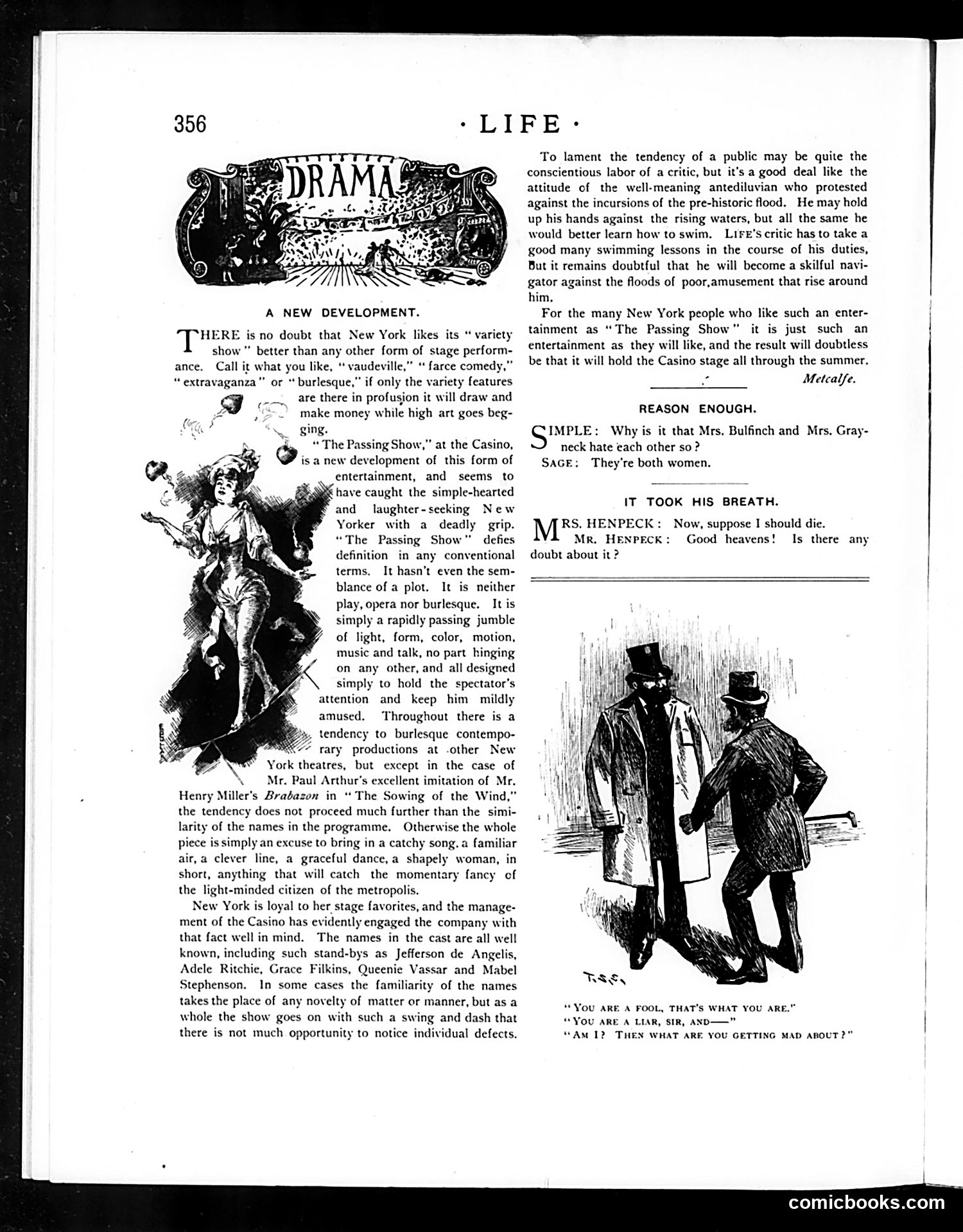 Life — May 31, 1894 — page 12: Life, 1894-05-31