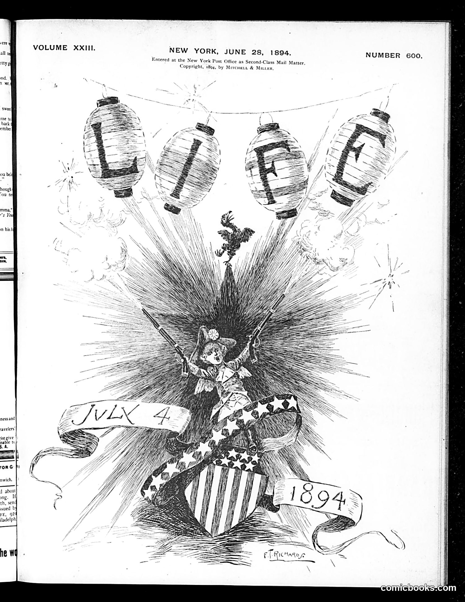Life — June 28, 1894 — page 1: Life, 1894-06-28