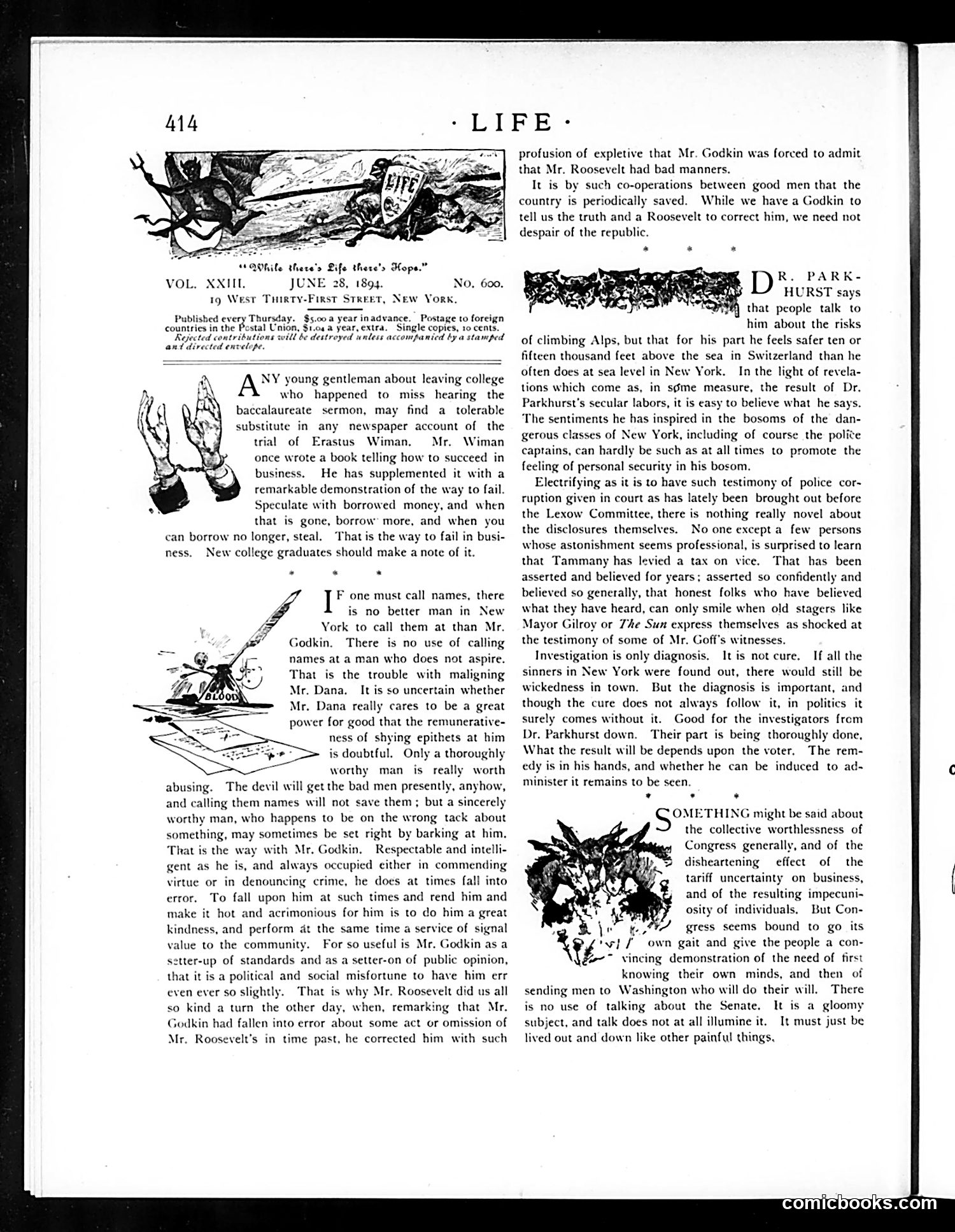 Life — June 28, 1894 — page 4: Life, 1894-06-28