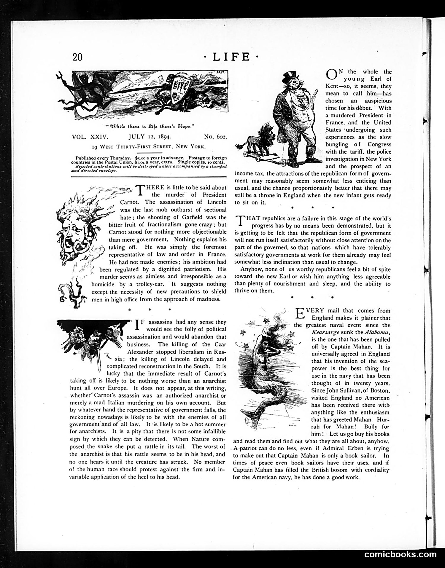 Life — July 12, 1894 — page 4: Life, 1894-07-12