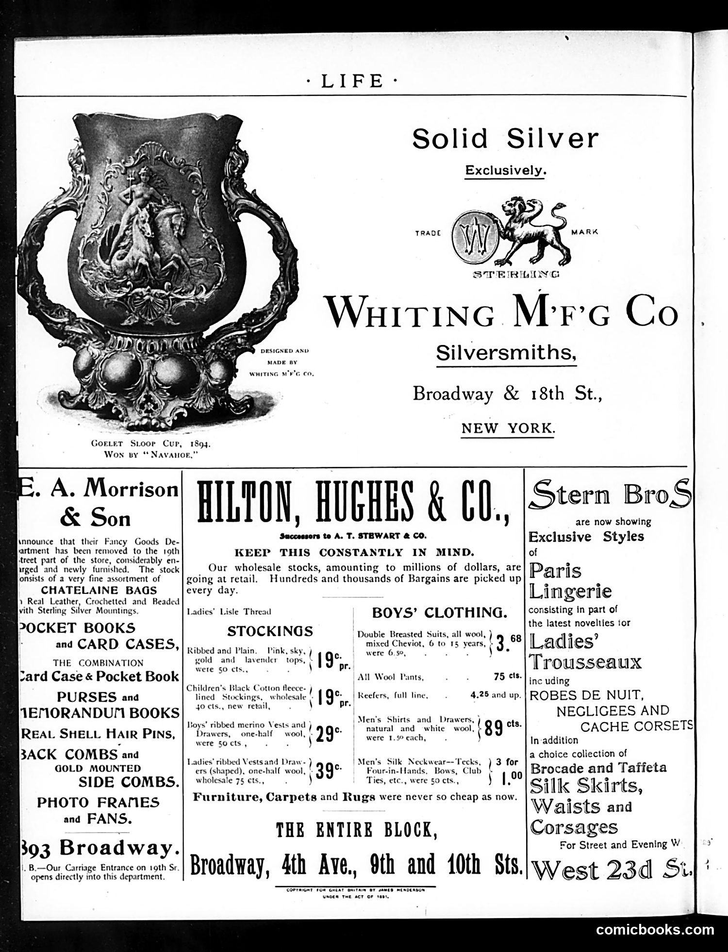 Life — November 8, 1894 — page 2: Life, 1894-11-08
