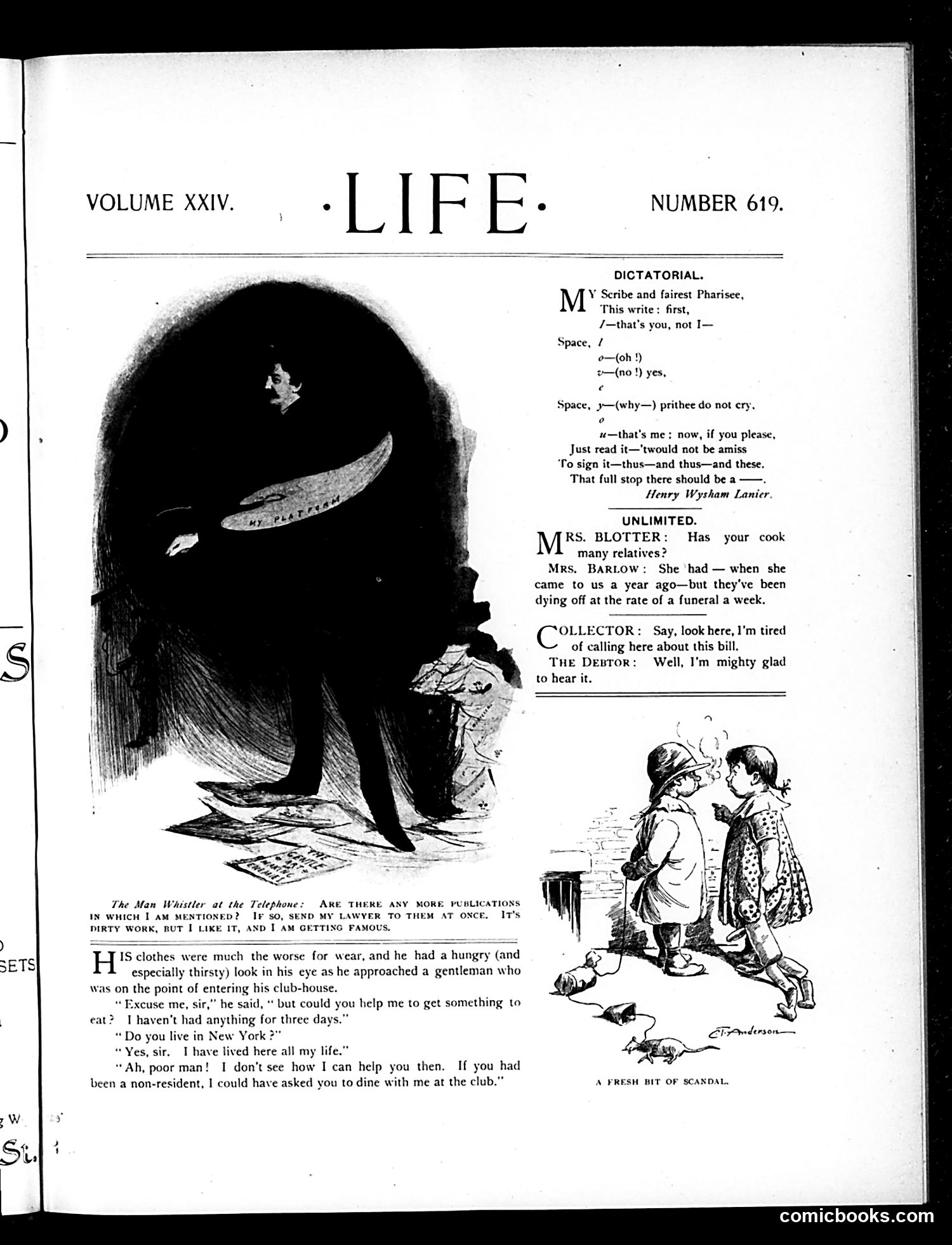 Life — November 8, 1894 — page 3: Life, 1894-11-08