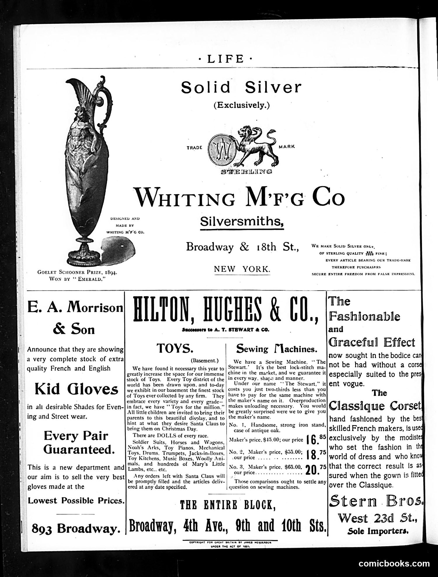 Life — December 6, 1894 — page 2: Life, 1894-12-06