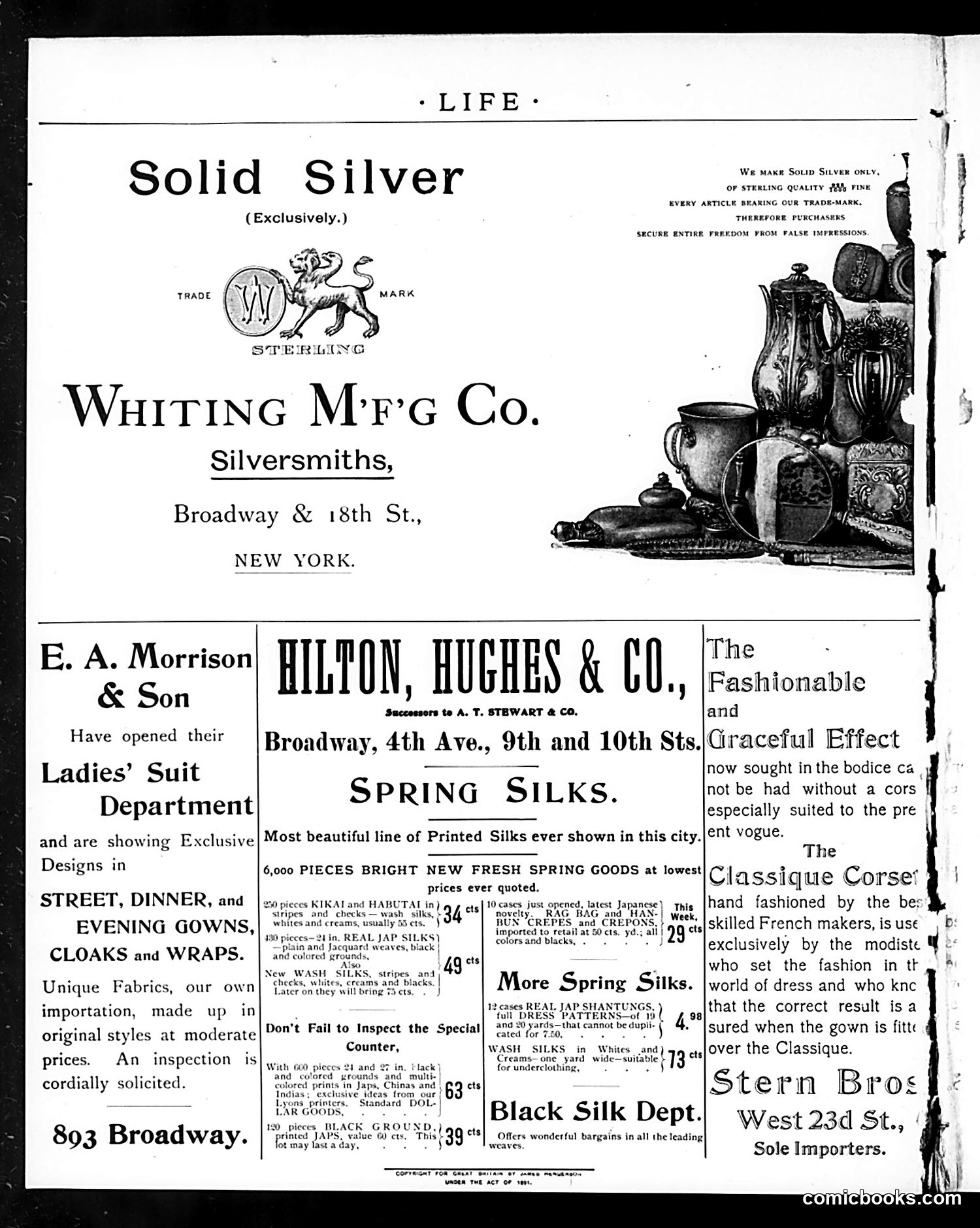 Life — January 10, 1895 — page 2: Life, 1895-01-10