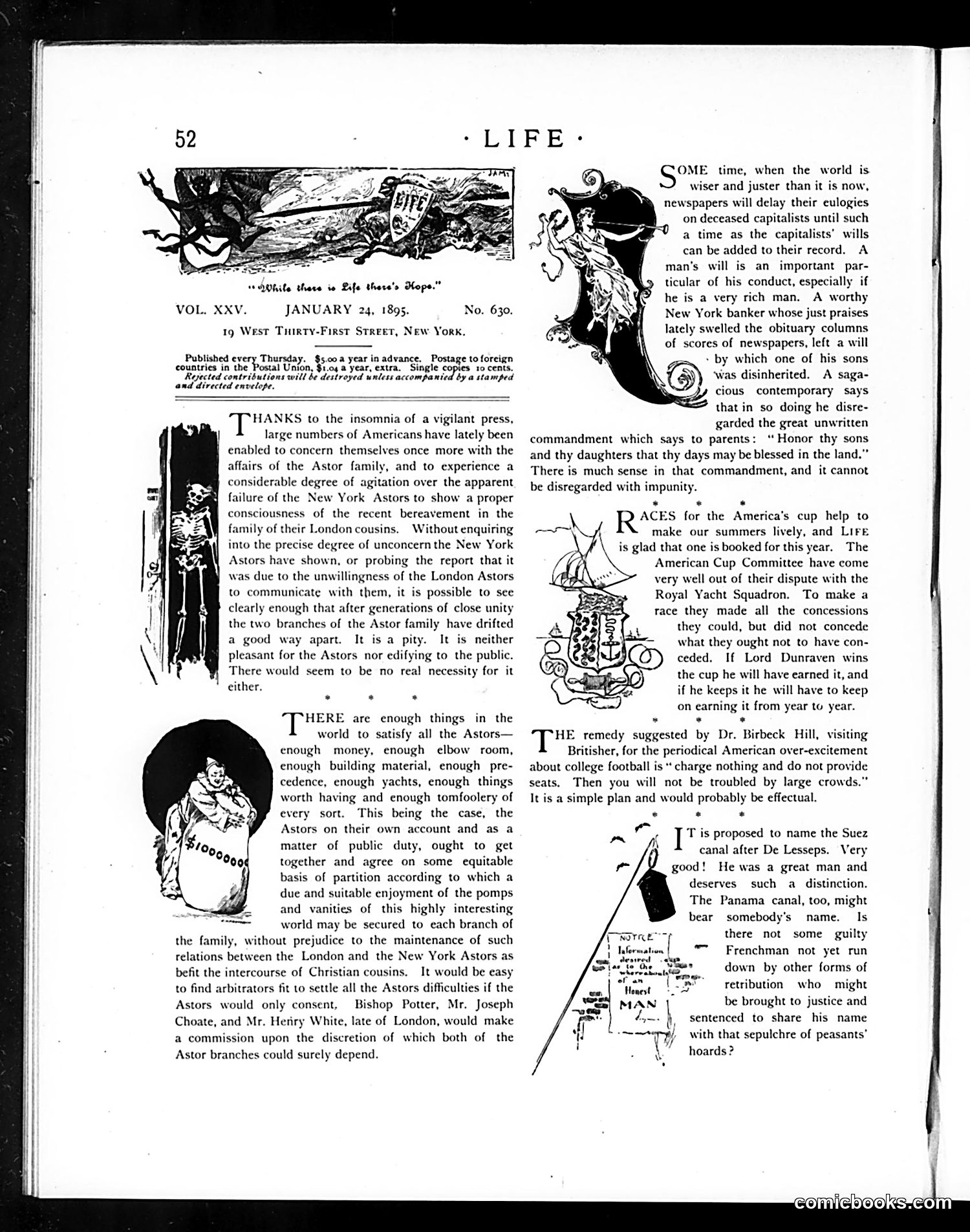 Life — January 24, 1895 — page 4: Life, 1895-01-24