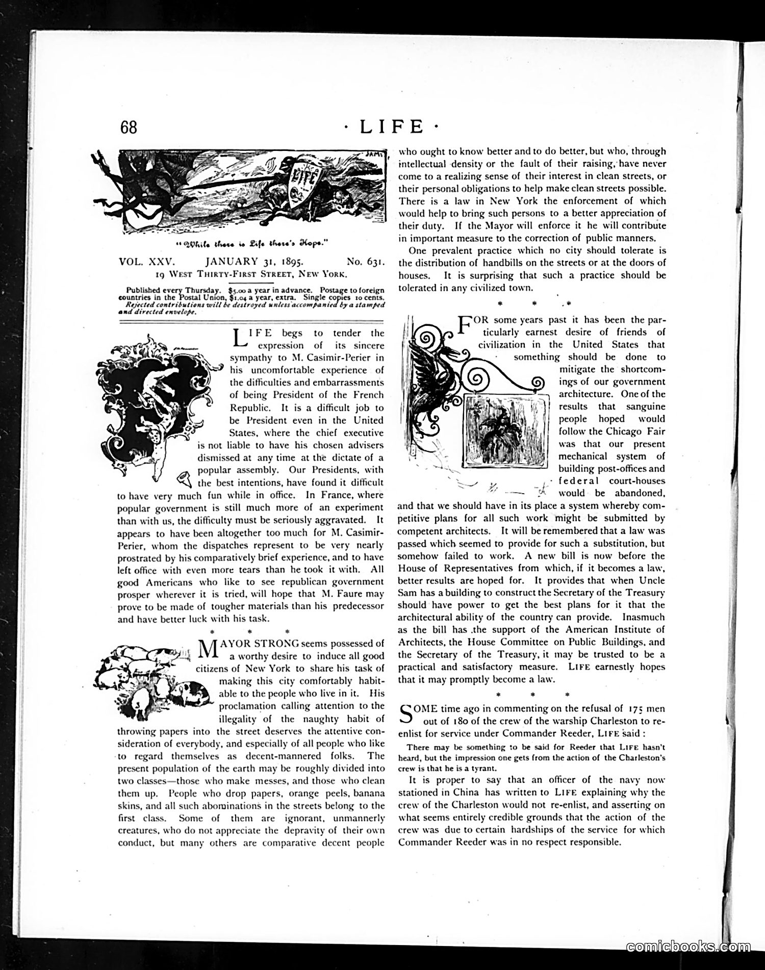 Life — January 31, 1895 — page 4: Life, 1895-01-31