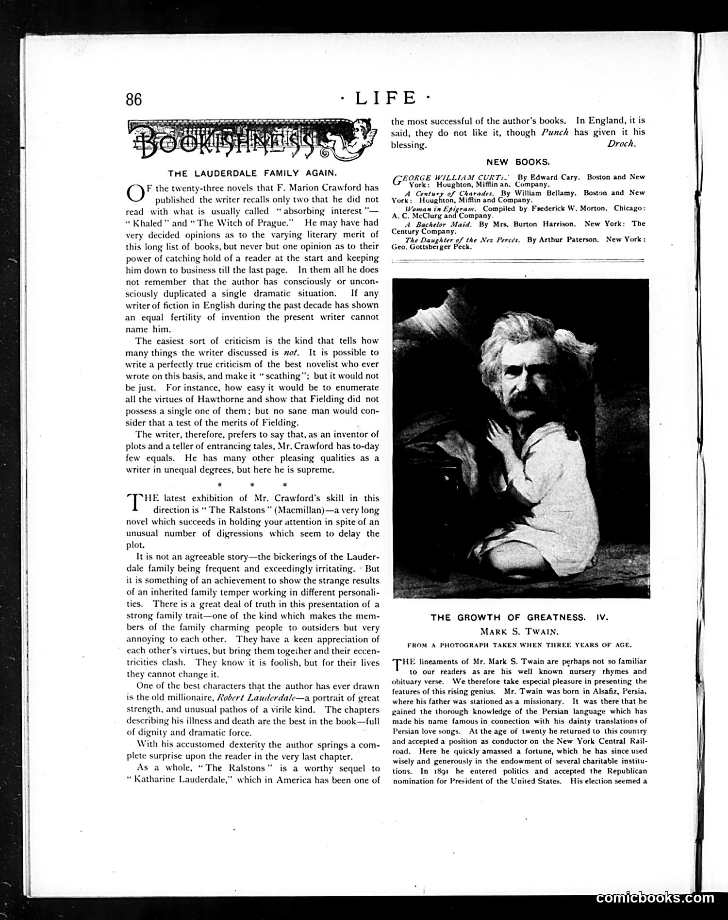Life — February 7, 1895 — page 6: Life, 1895-02-07