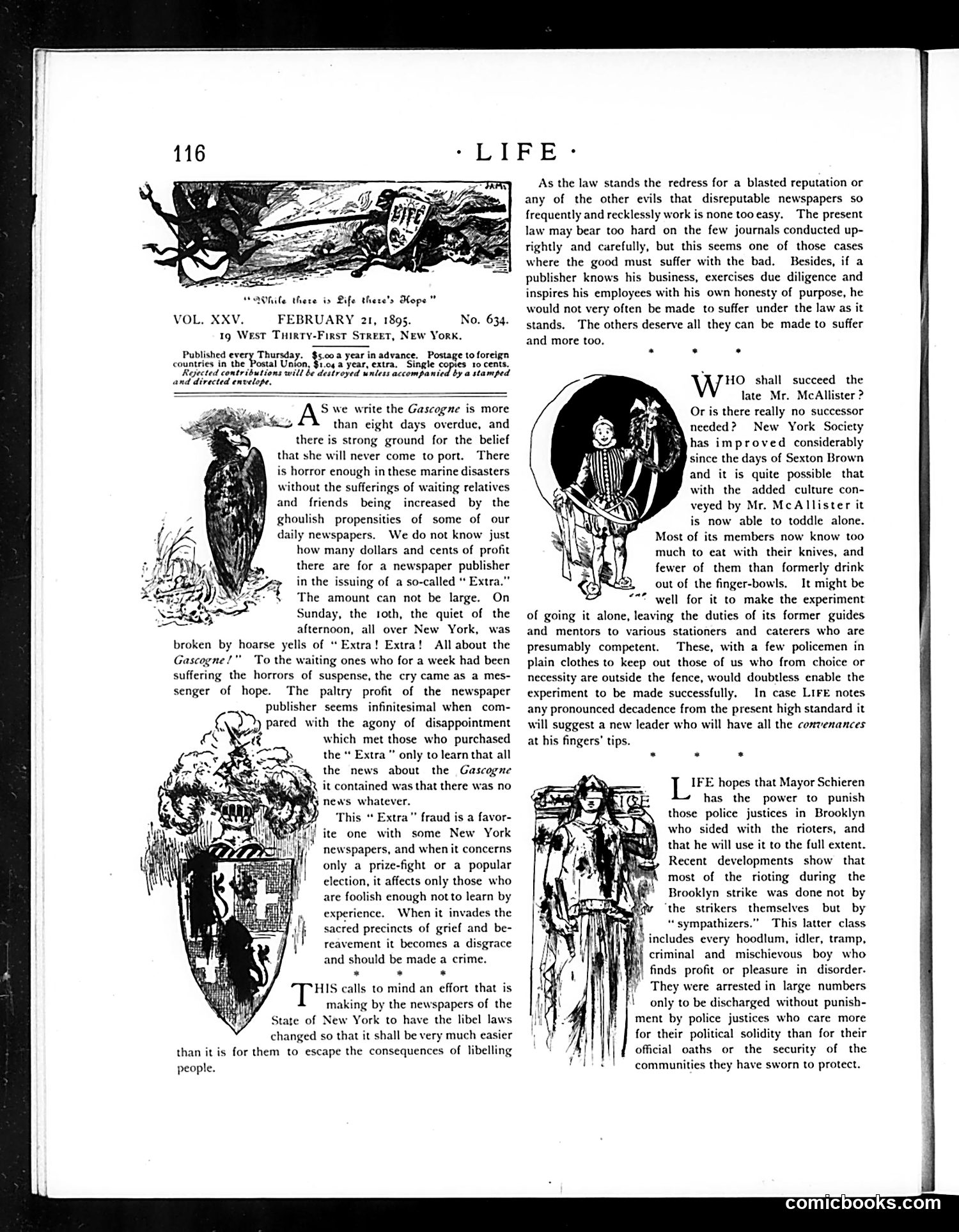 Life — February 21, 1895 — page 4: Life, 1895-02-21