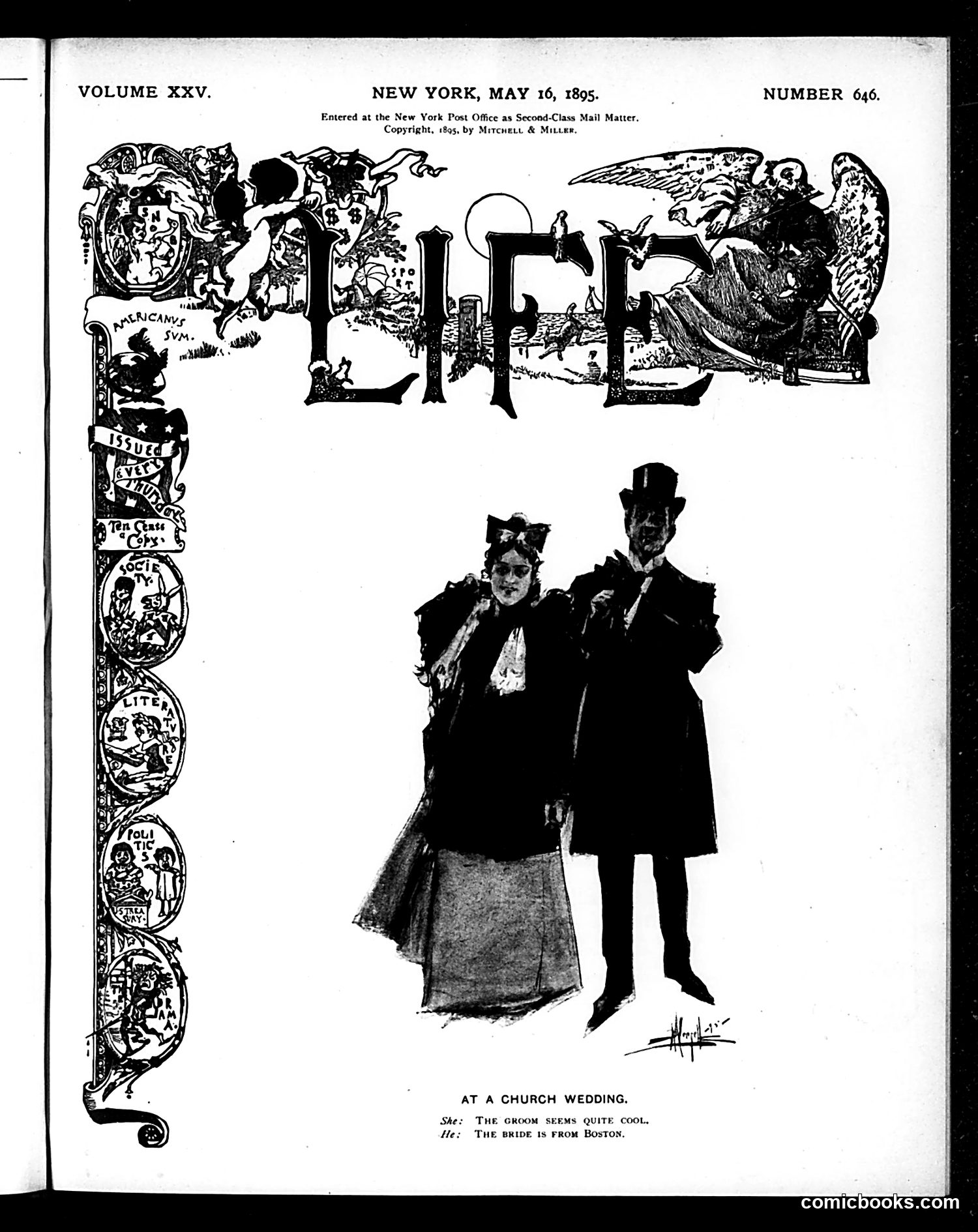 Life — May 16, 1895 — page 1: Life, 1895-05-16