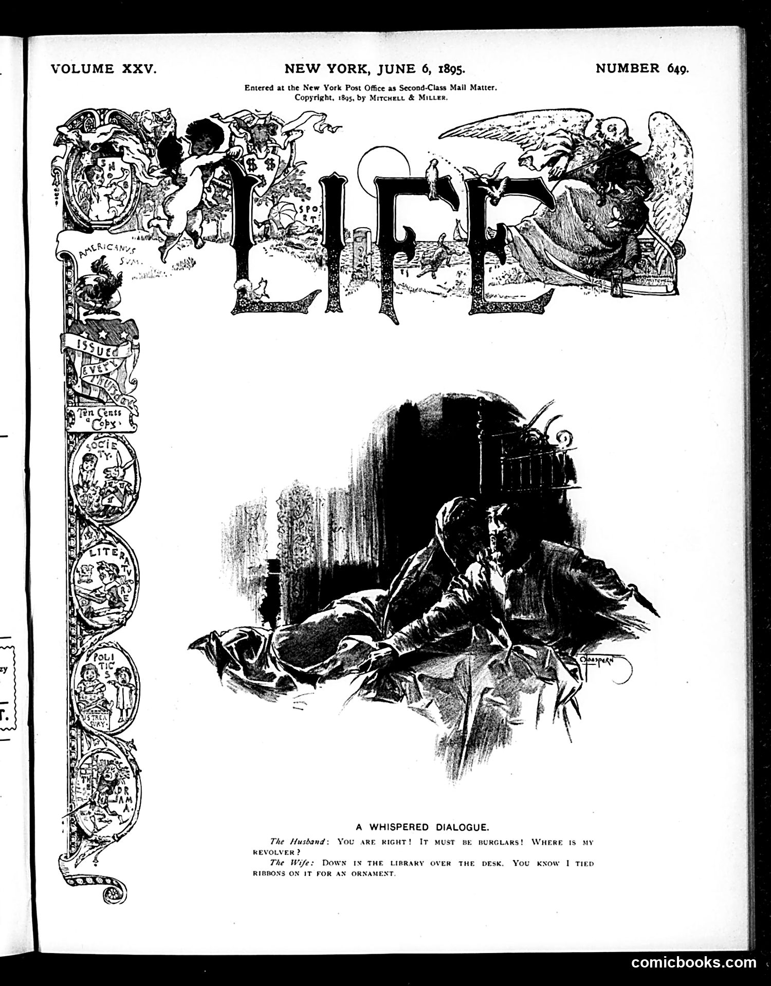 Life — June 6, 1895 — page 1: Life, 1895-06-06