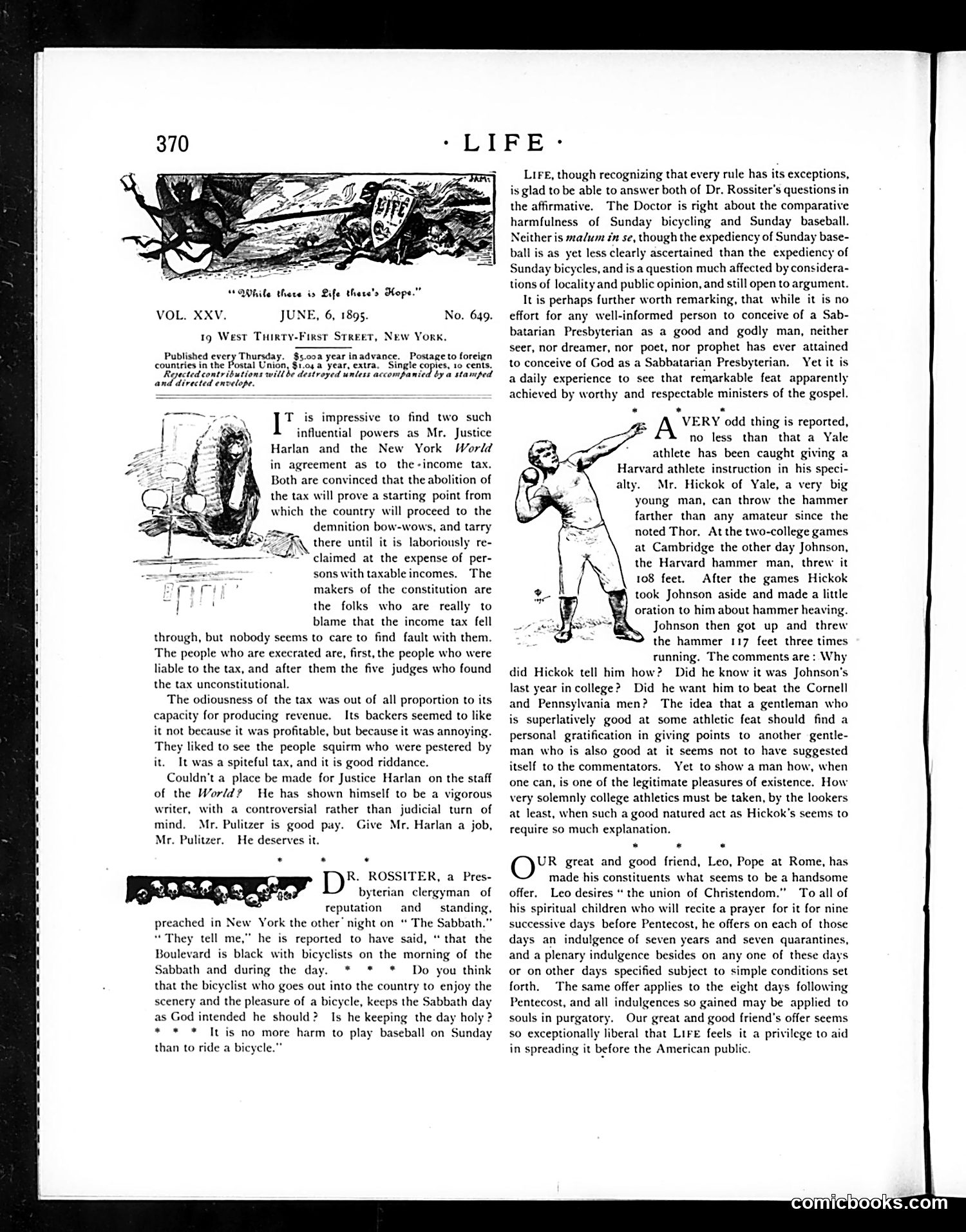Life — June 6, 1895 — page 4: Life, 1895-06-06
