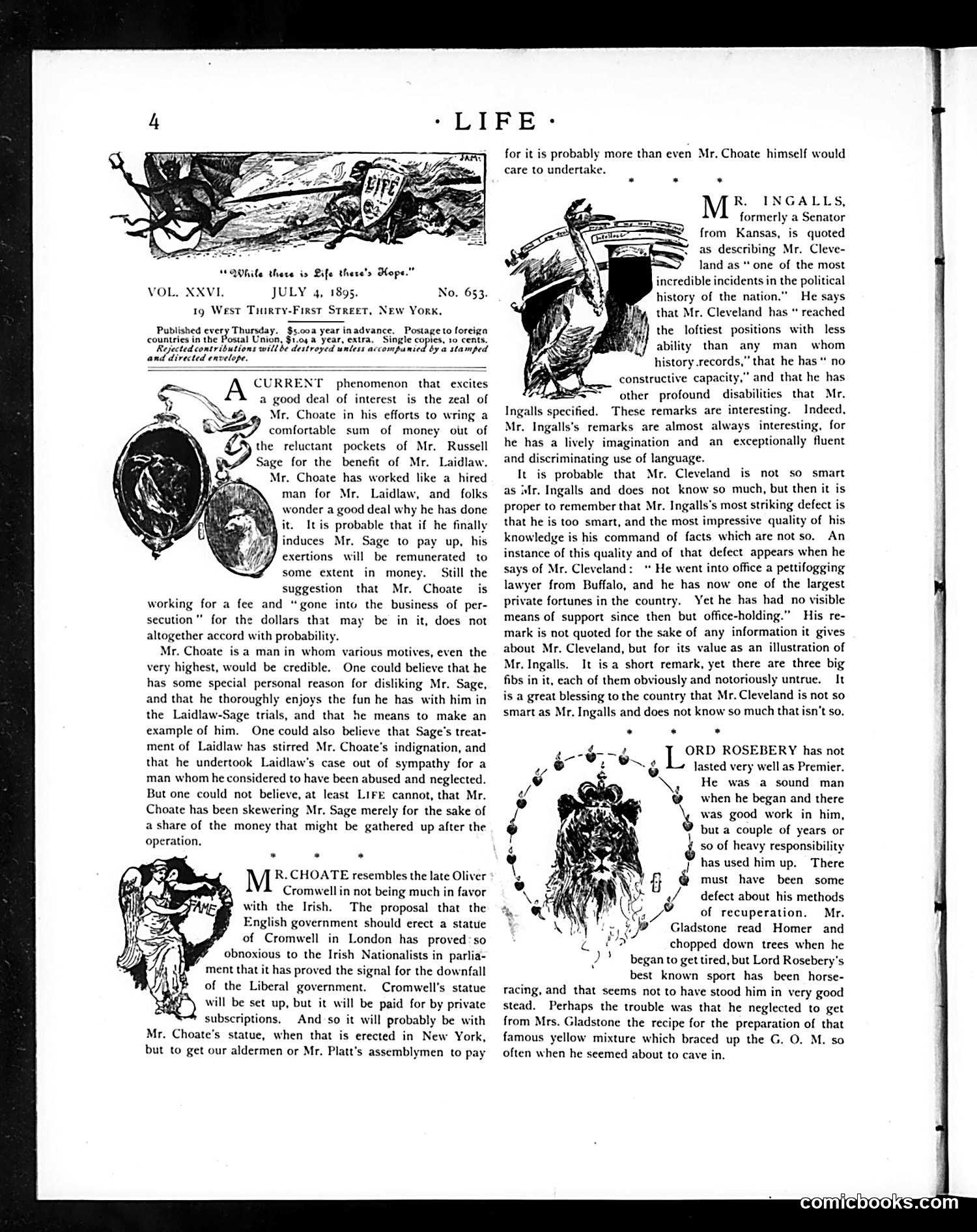 Life — July 4, 1895 — page 4: Life, 1895-07-04