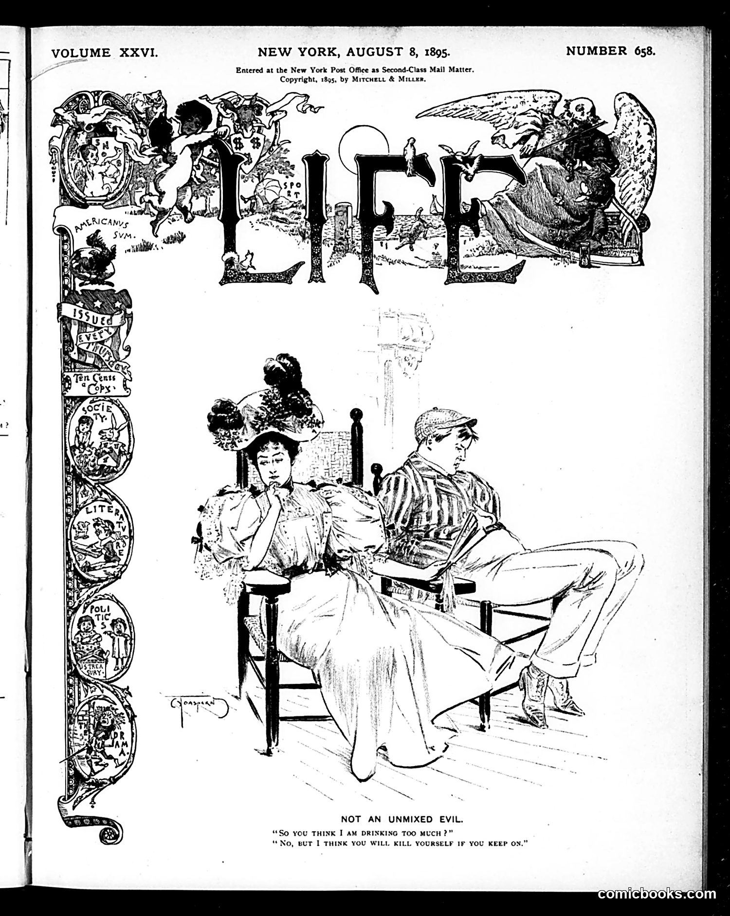 Life — August 8, 1895 — page 1: Life, 1895-08-08