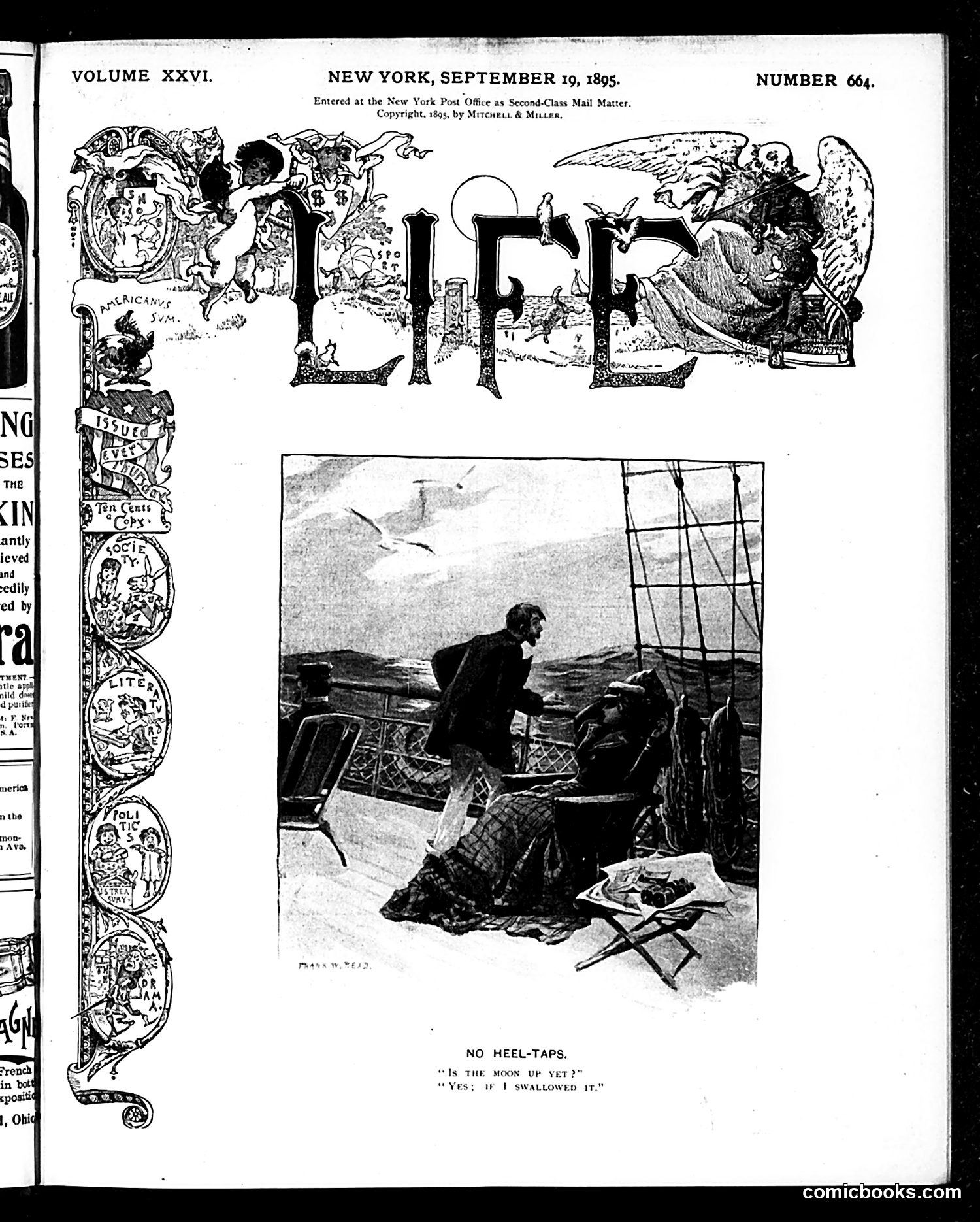 Life — September 19, 1895 — page 1: Life, 1895-09-19