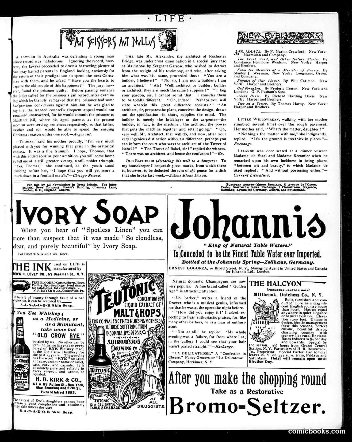 Life — September 19, 1895 — page 13: Life, 1895-09-19